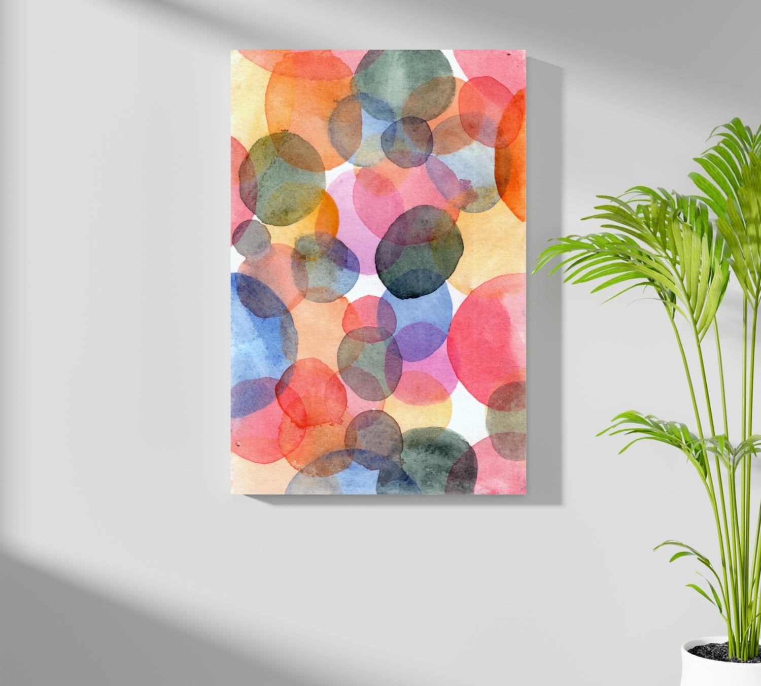 Abstract Aluminum Print.