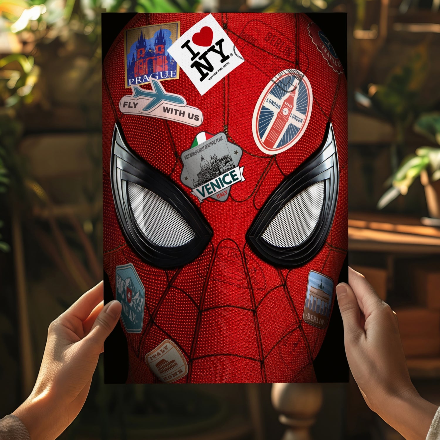 Traveller Superhero Aluminum Print.