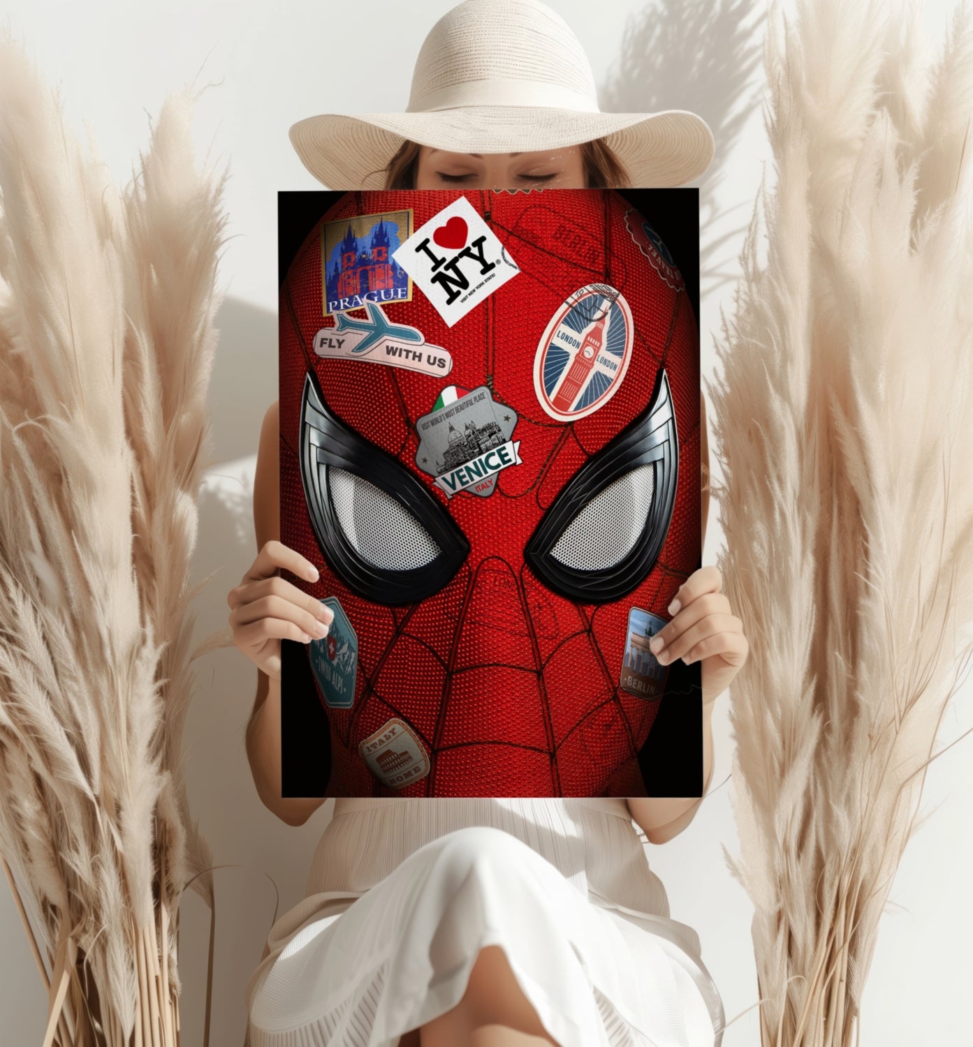 Traveller Superhero Aluminum Print.