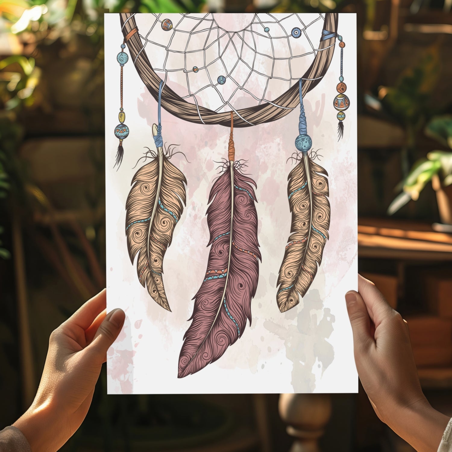 Dreamcatcher Aluminum Print.
