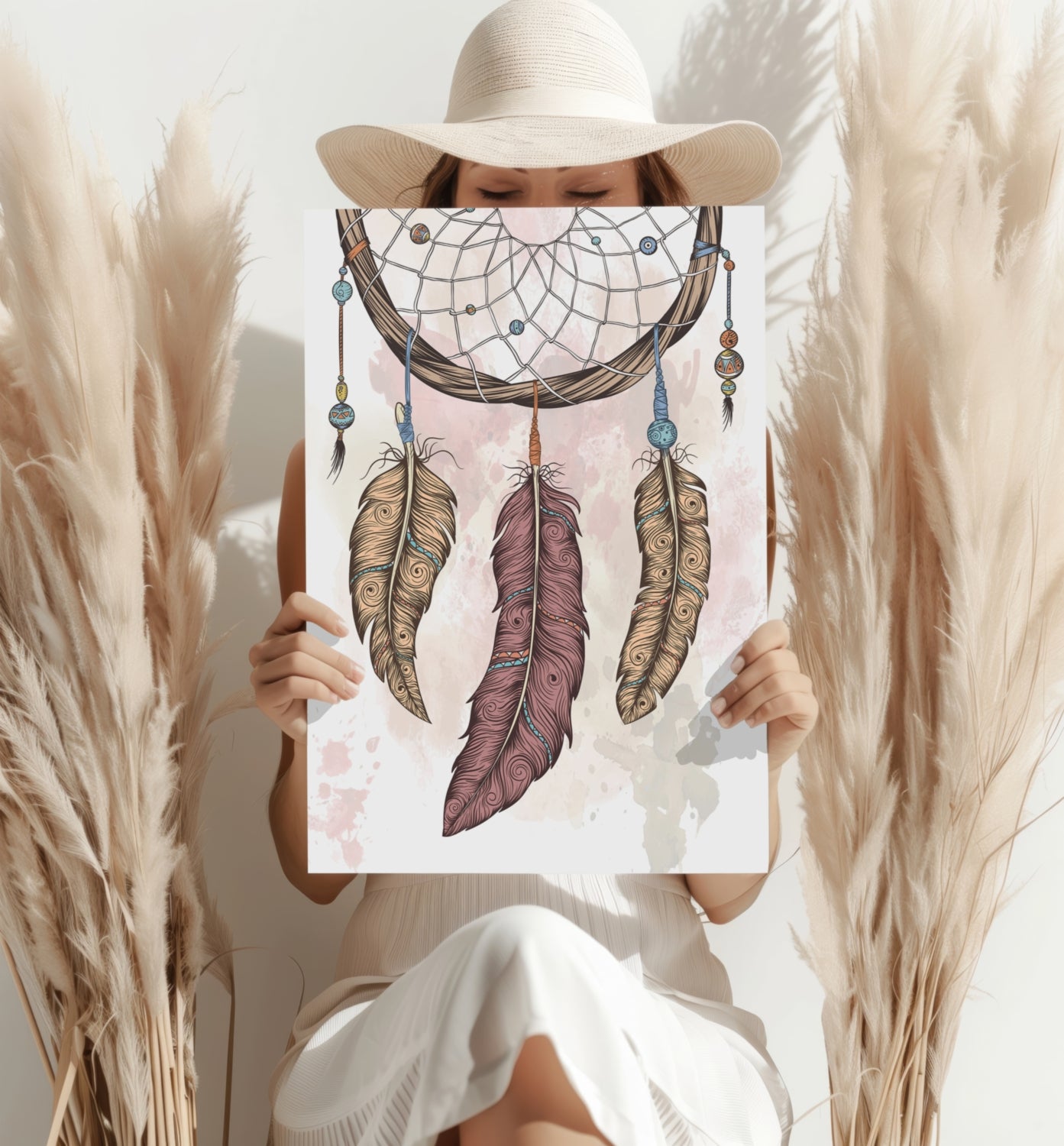 Dreamcatcher Aluminum Print.