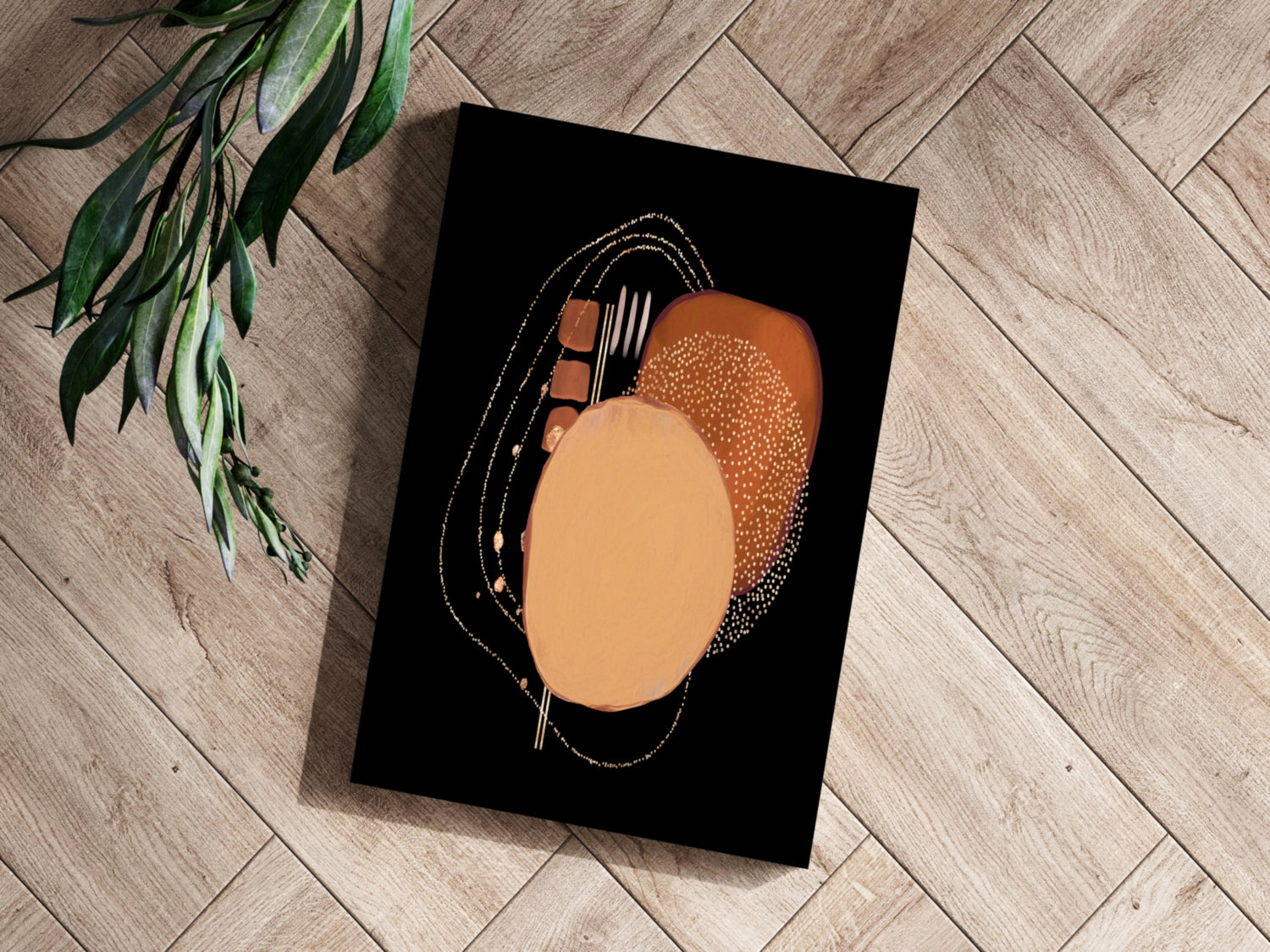 Line Art Shapes V3 Aluminum Print.