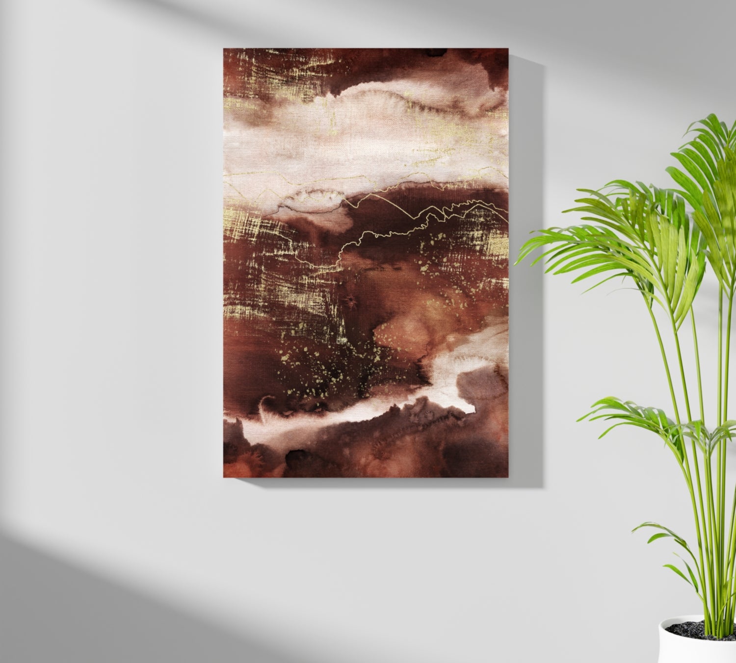 Abstract Terra Aluminum Print.