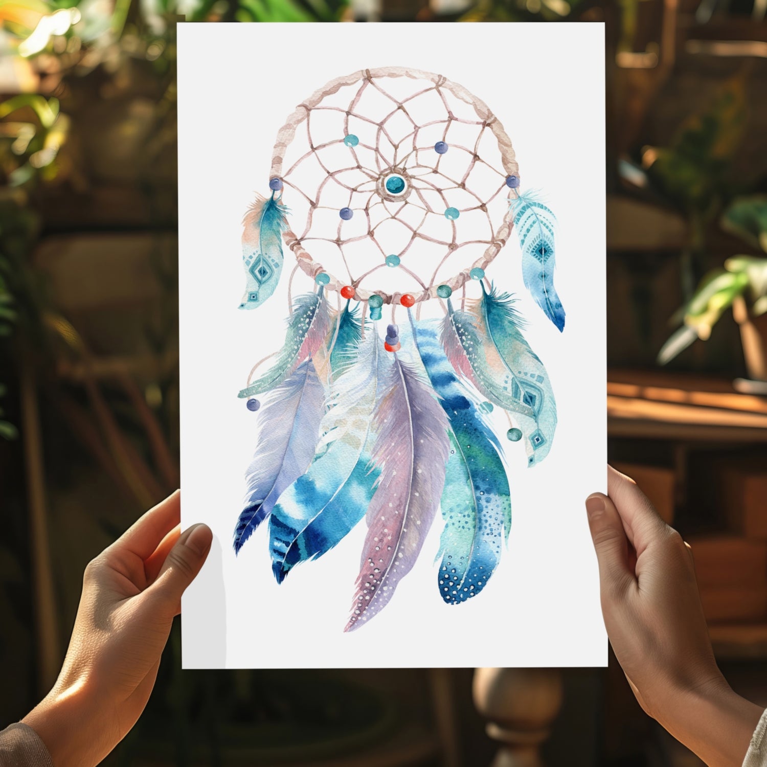 Dreamcatcher Aluminum Print.