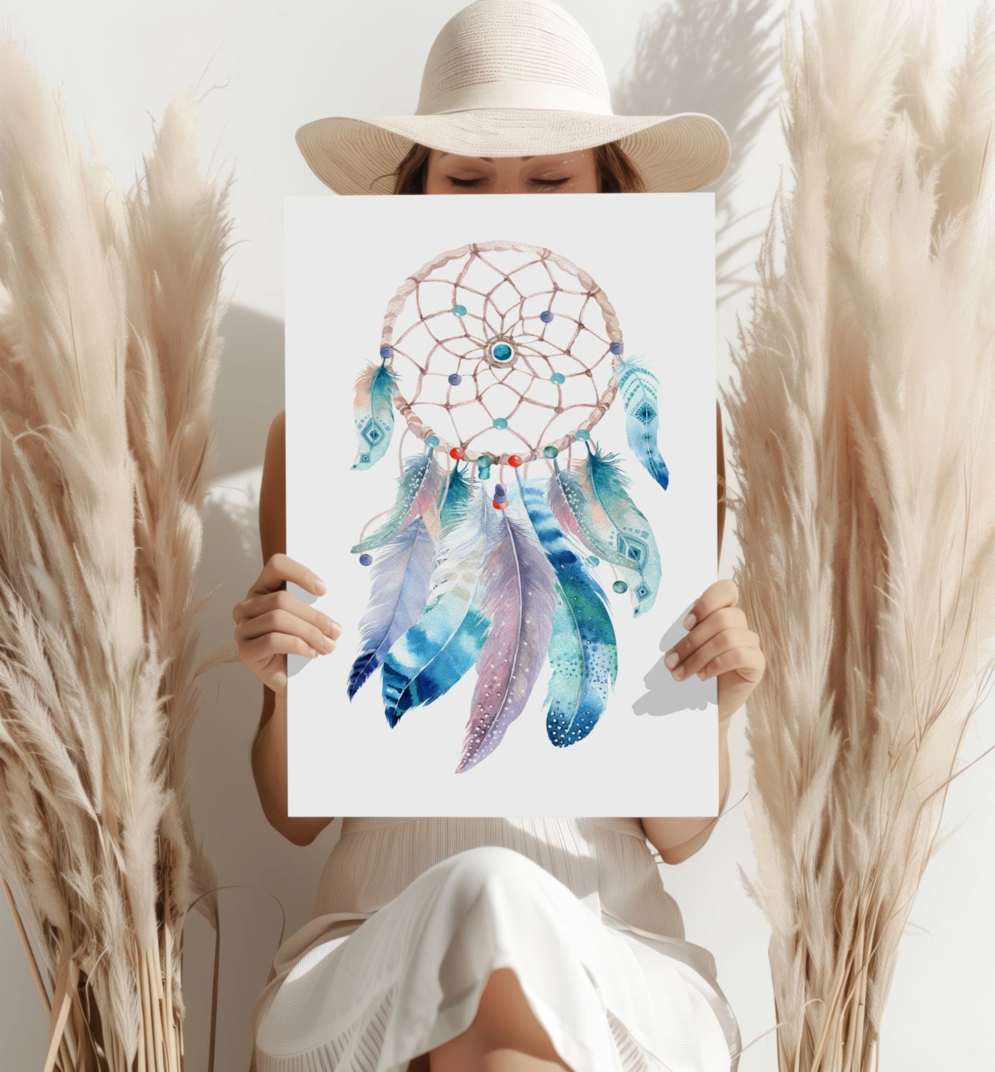 Dreamcatcher Aluminum Print.