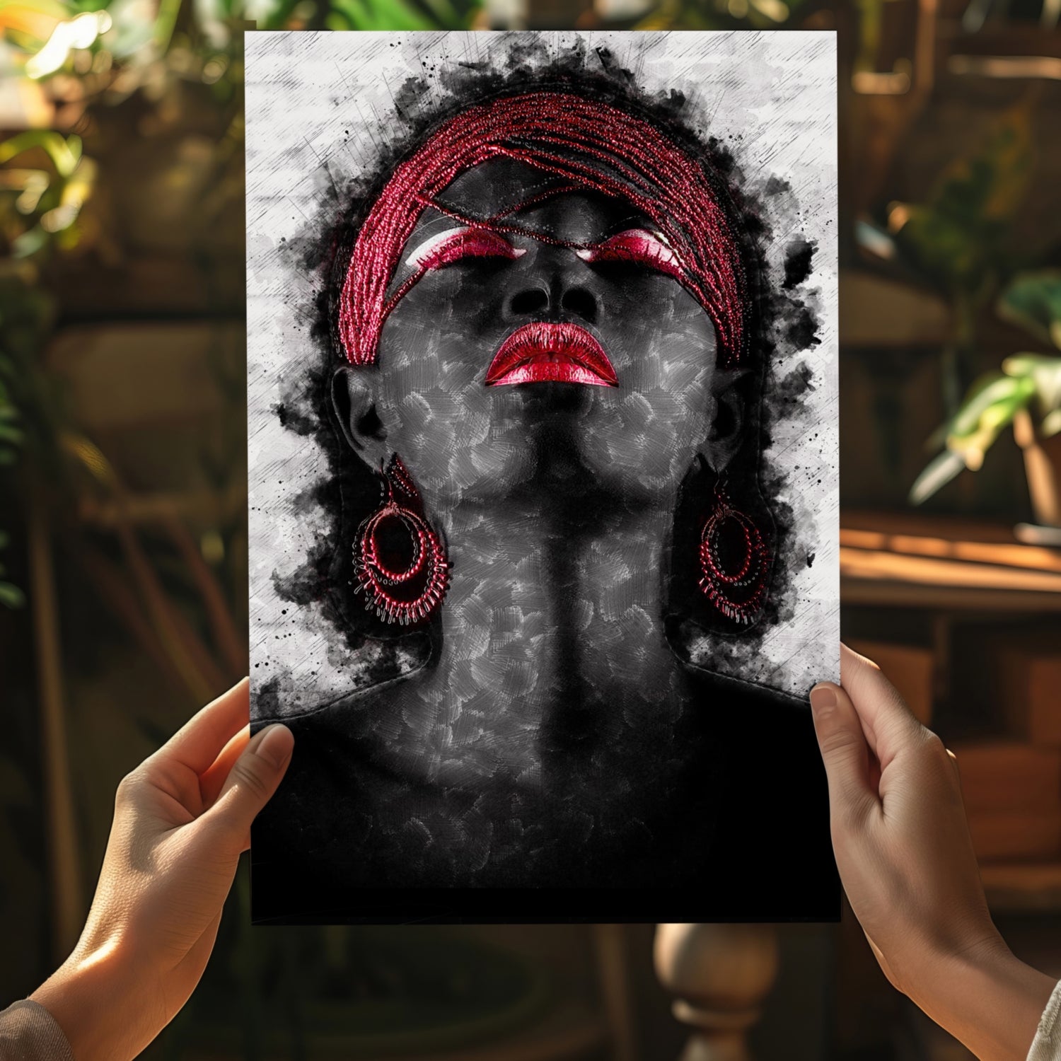 Woman Aluminum Print.