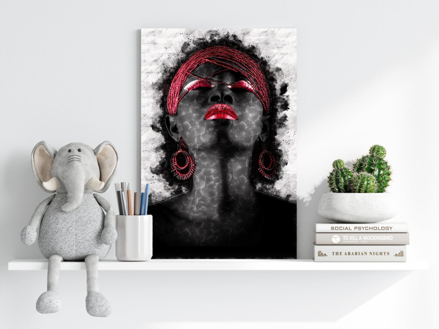 Woman Aluminum Print.