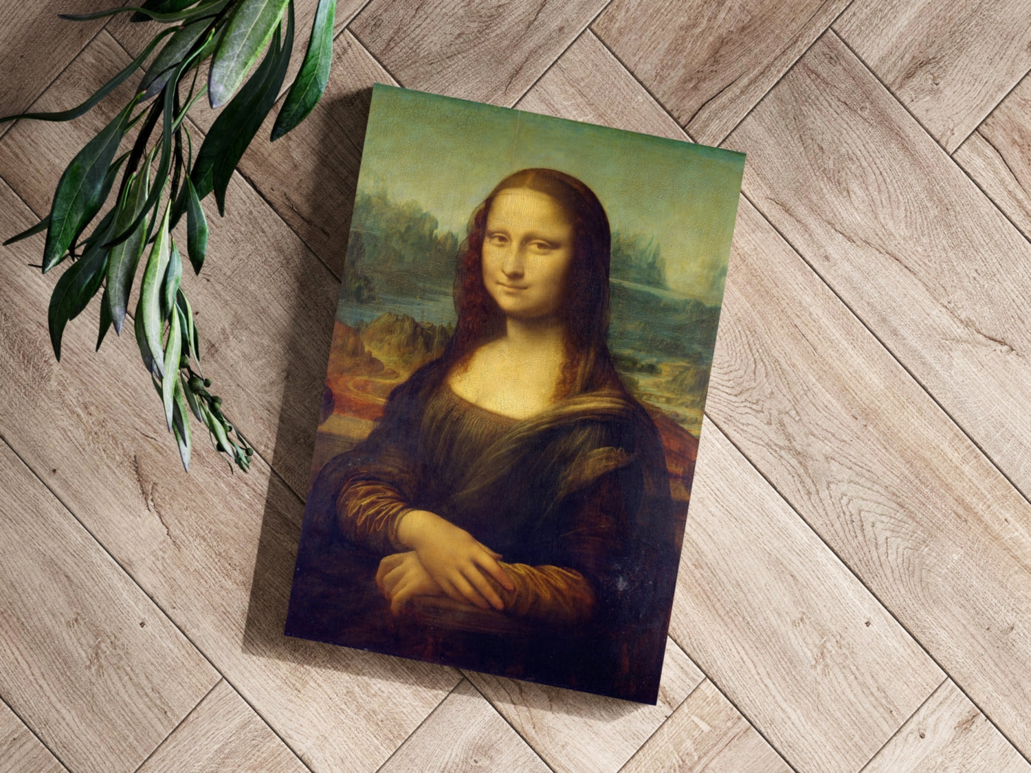 Mona Lisa Aluminum Print.
