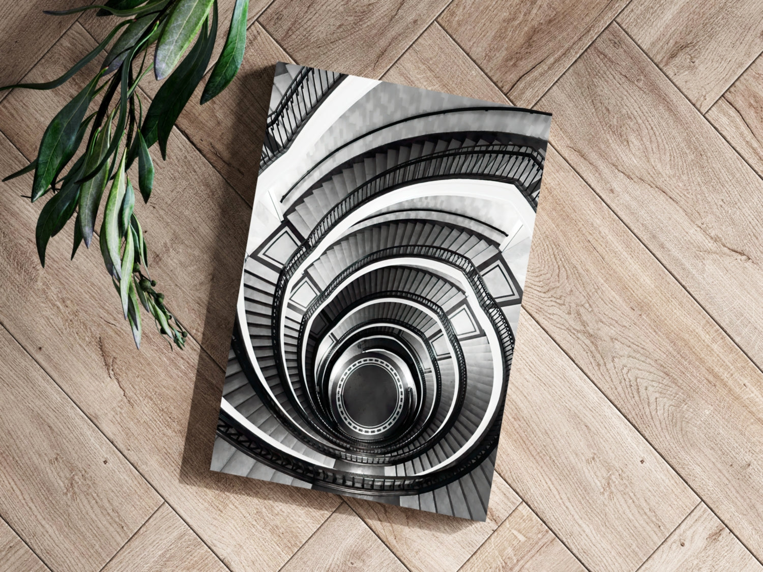 Stairs Aluminum Print.