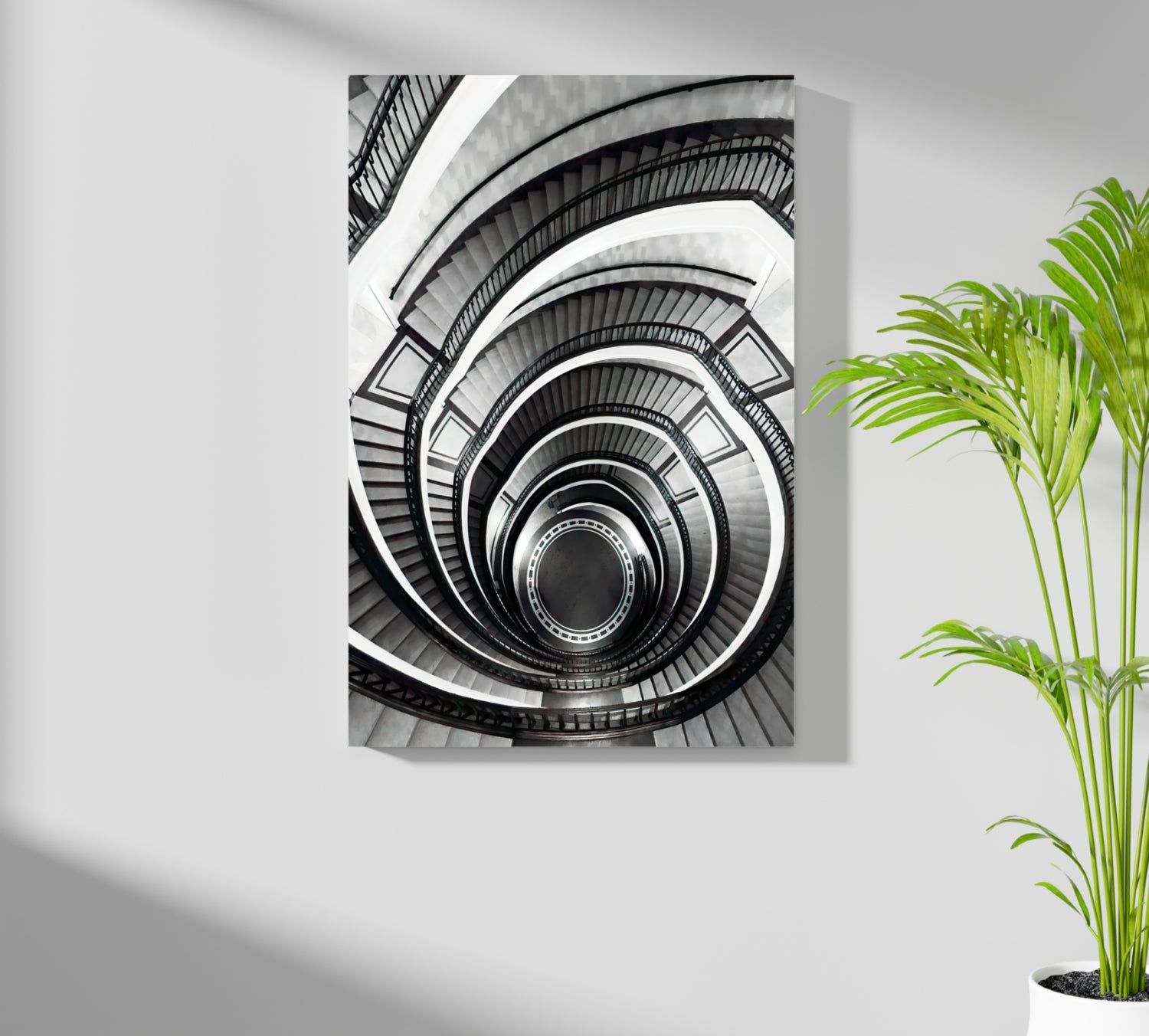 Stairs Aluminum Print.