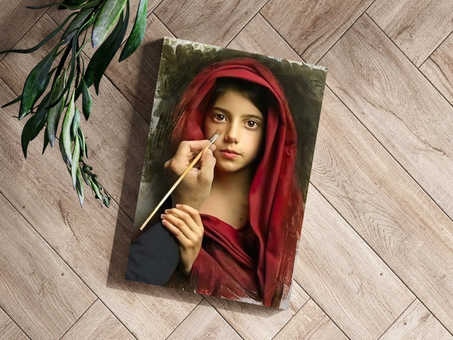 Self Portrait Aluminum Print.