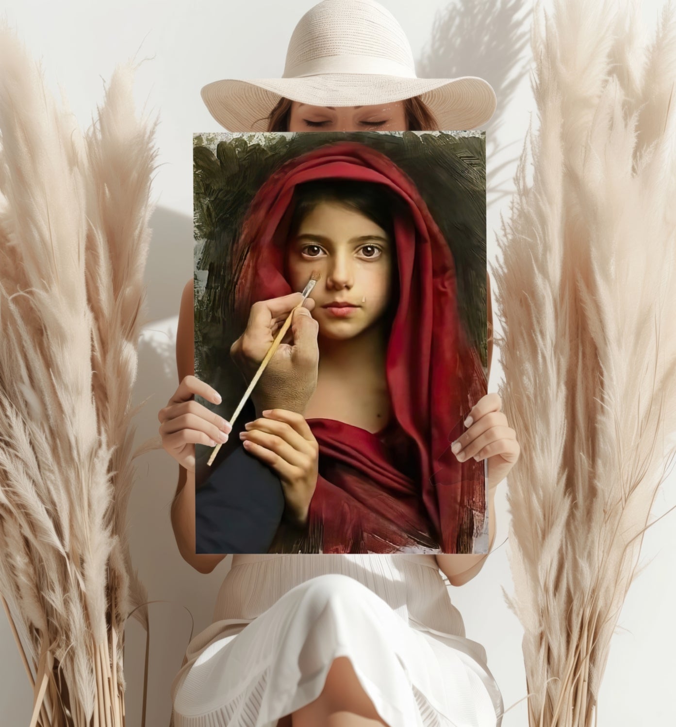 Self Portrait Aluminum Print.