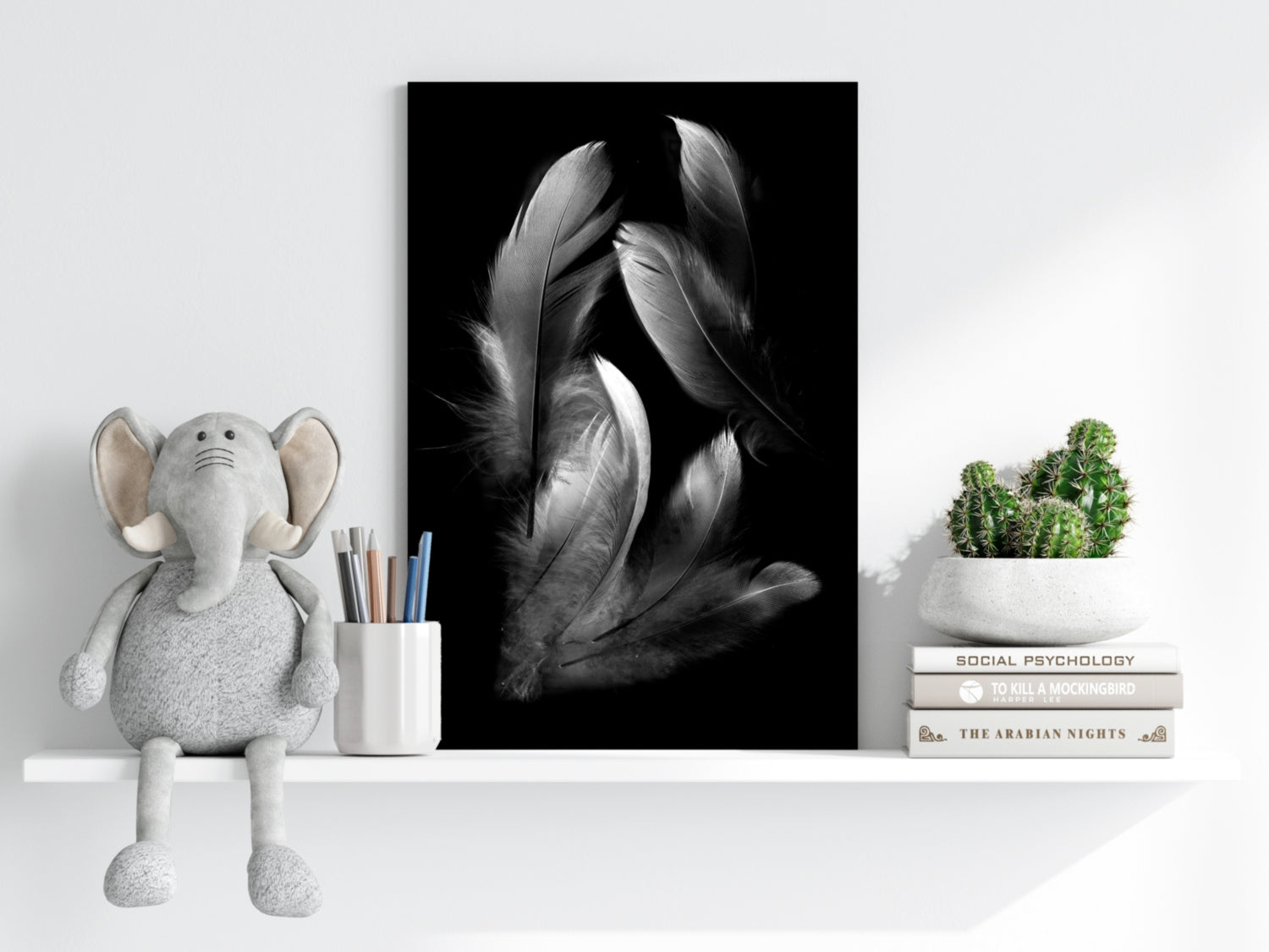 Feathers Aluminum Print.