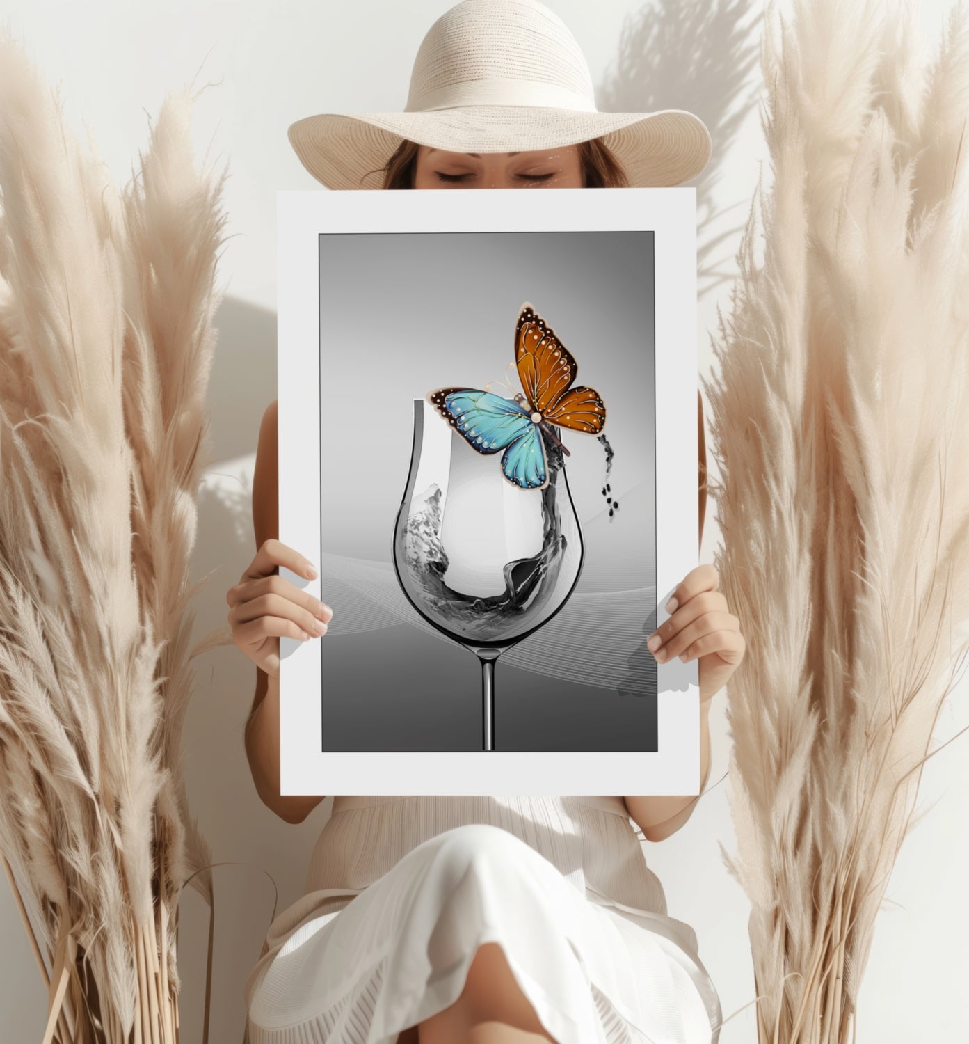 Glass Aluminum Print.