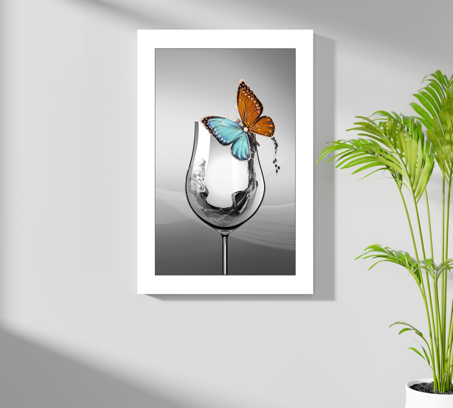 Glass Aluminum Print.