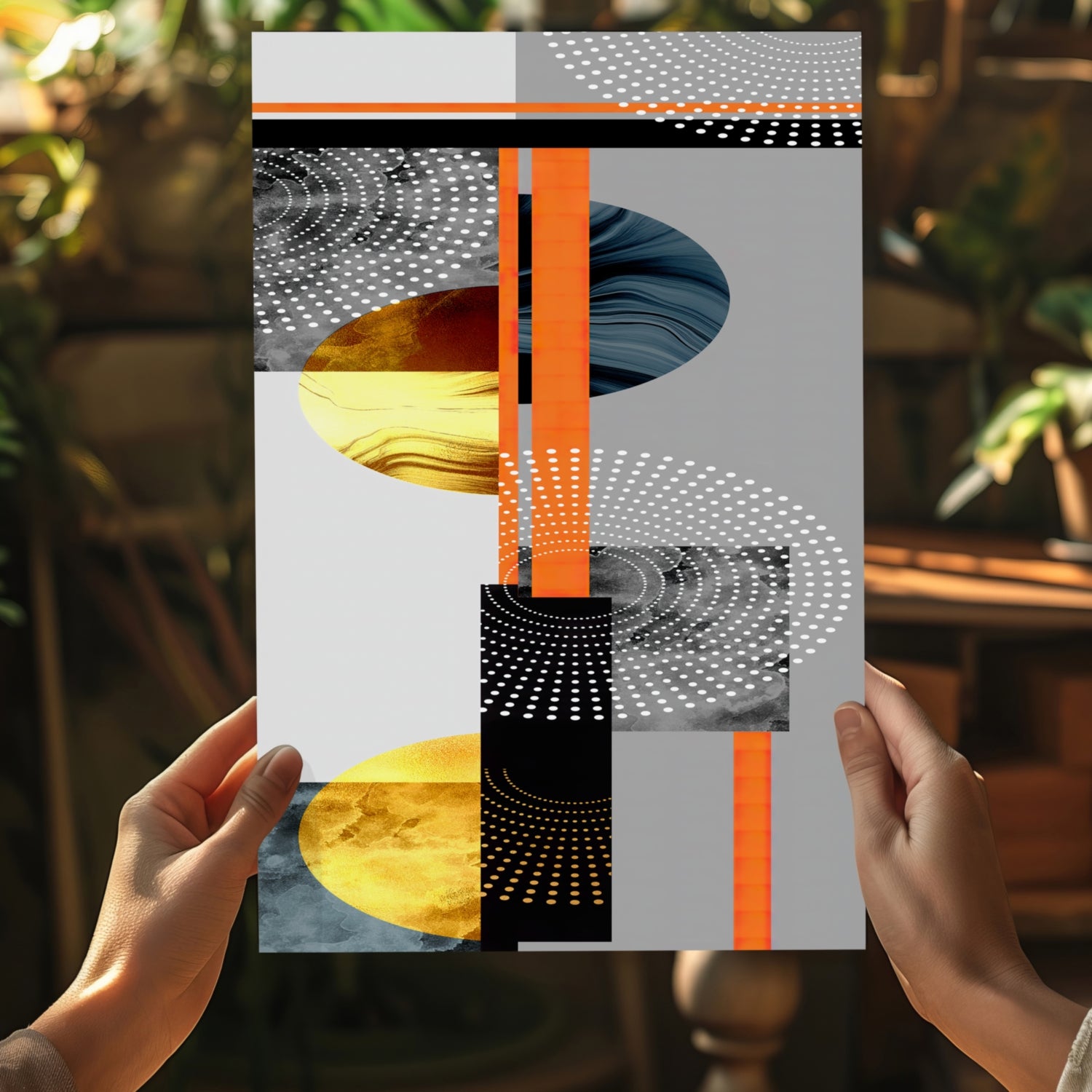 Modern Art Aluminum Print.