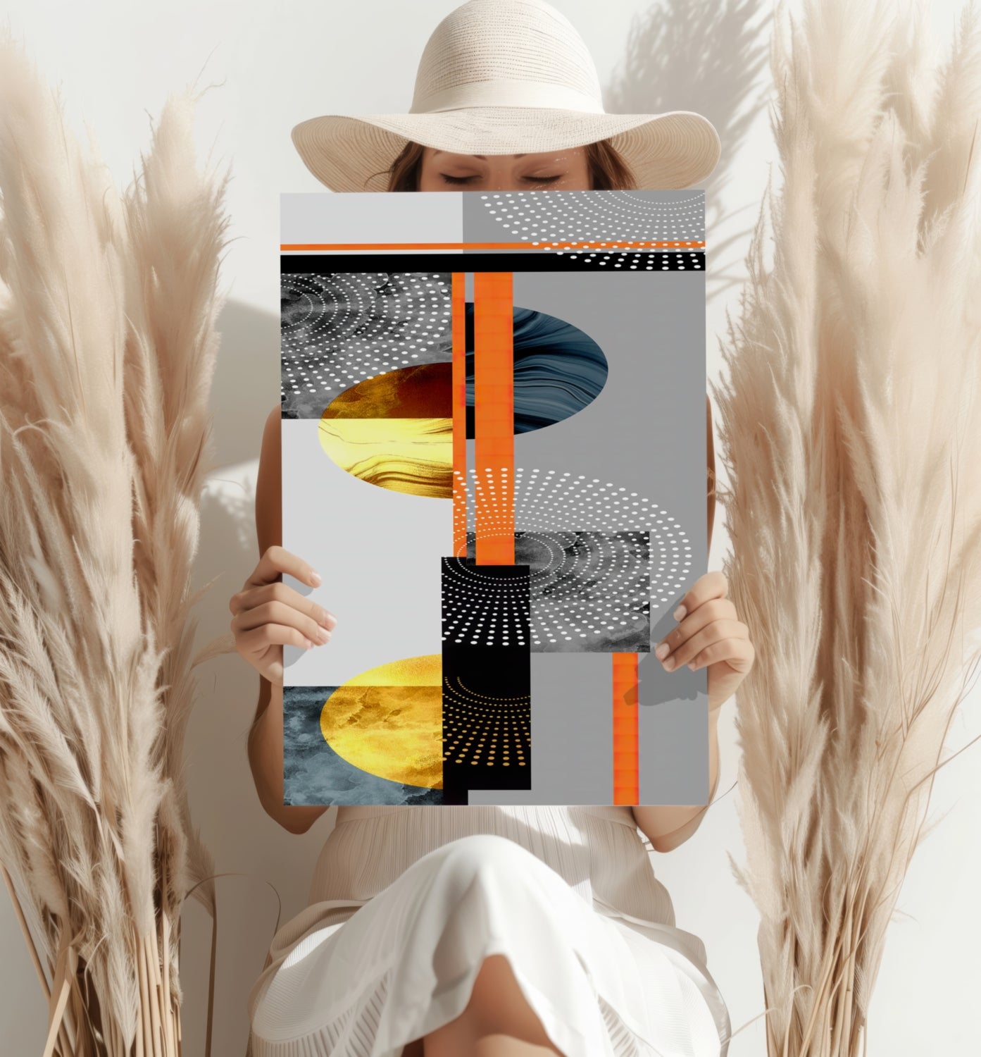 Modern Art Aluminum Print.