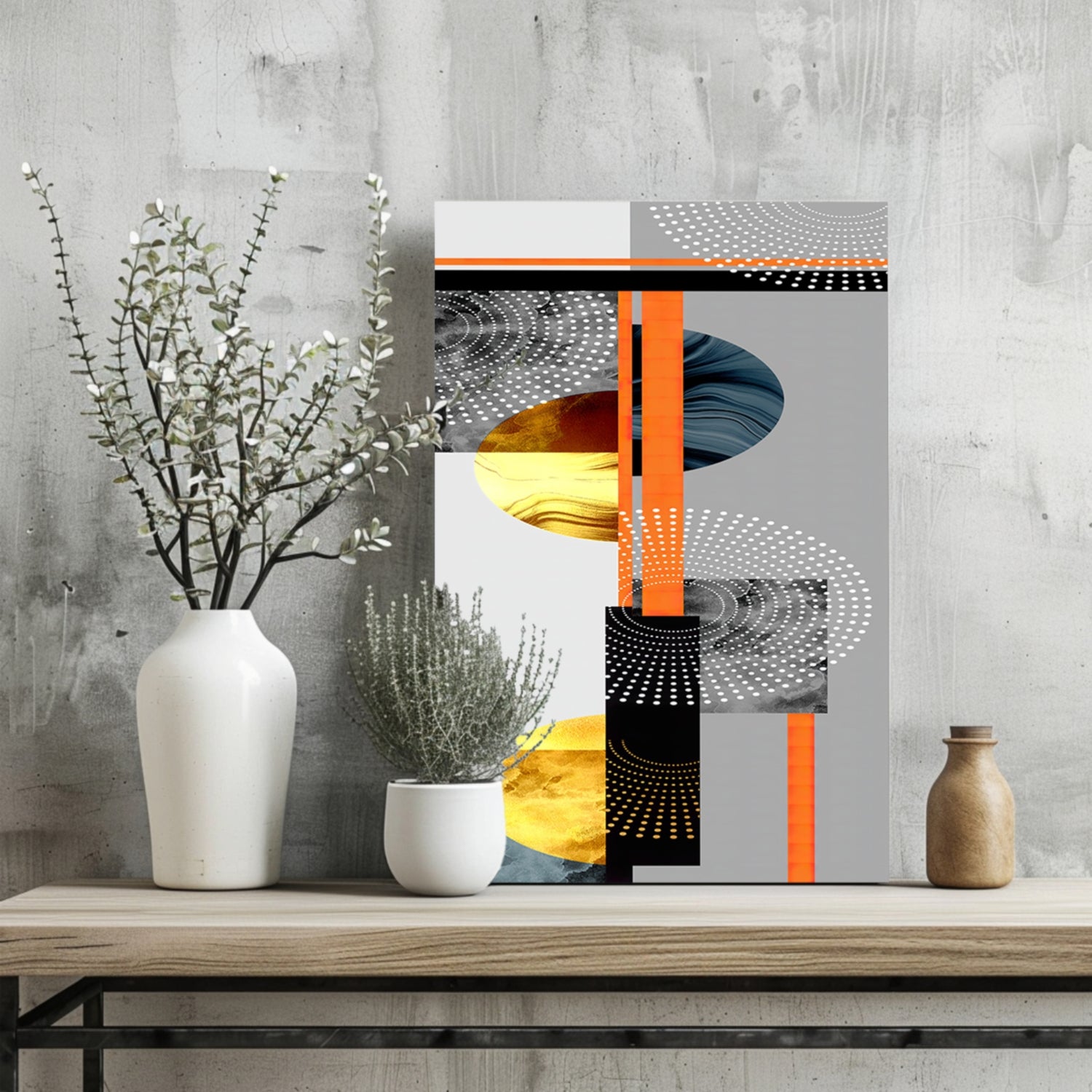 Modern Art Aluminum Print.