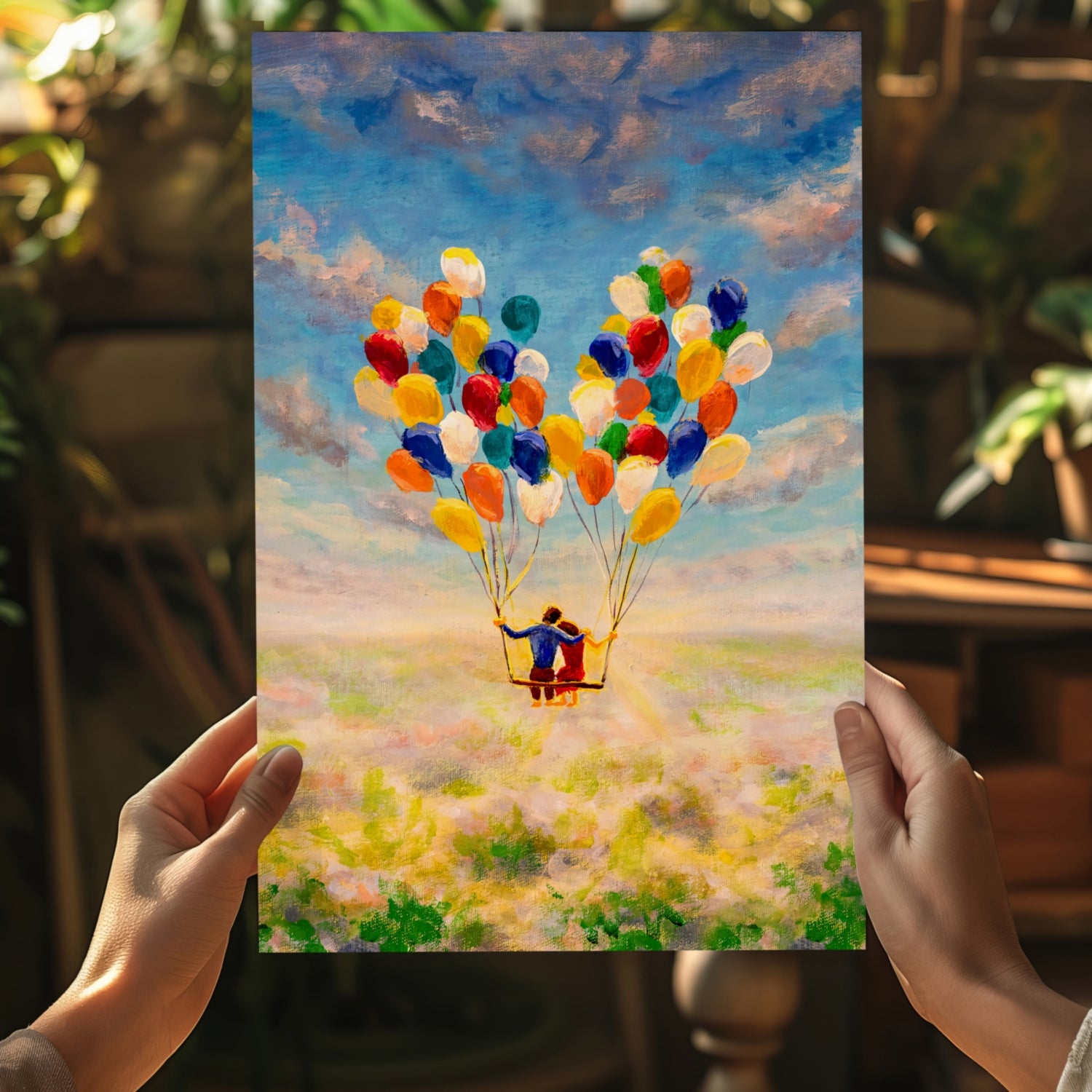 Balloons Aluminum Print.
