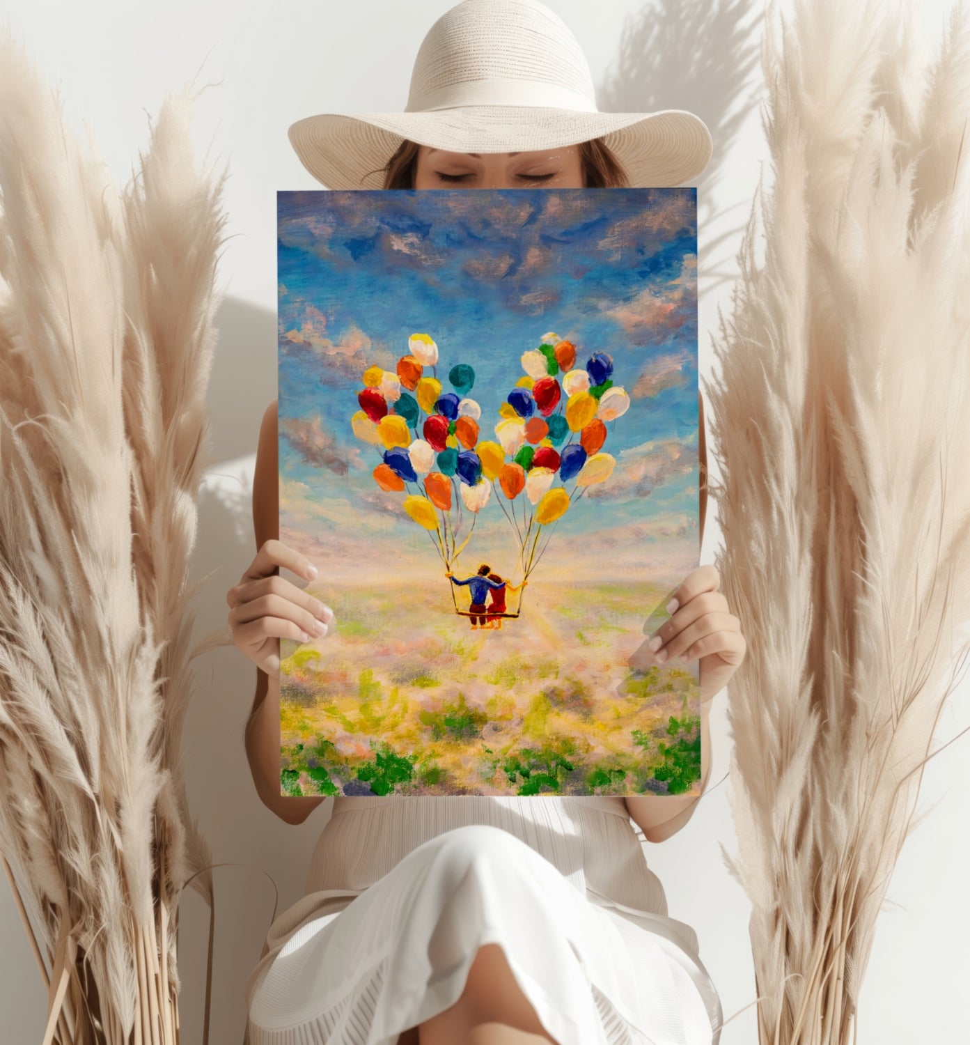 Balloons Aluminum Print.