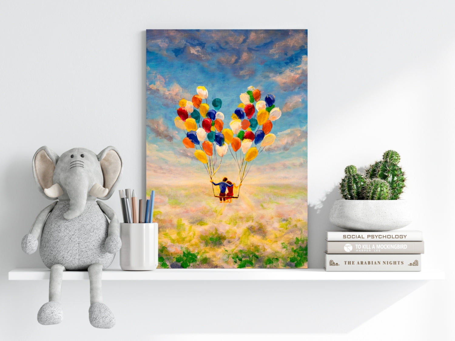 Balloons Aluminum Print.