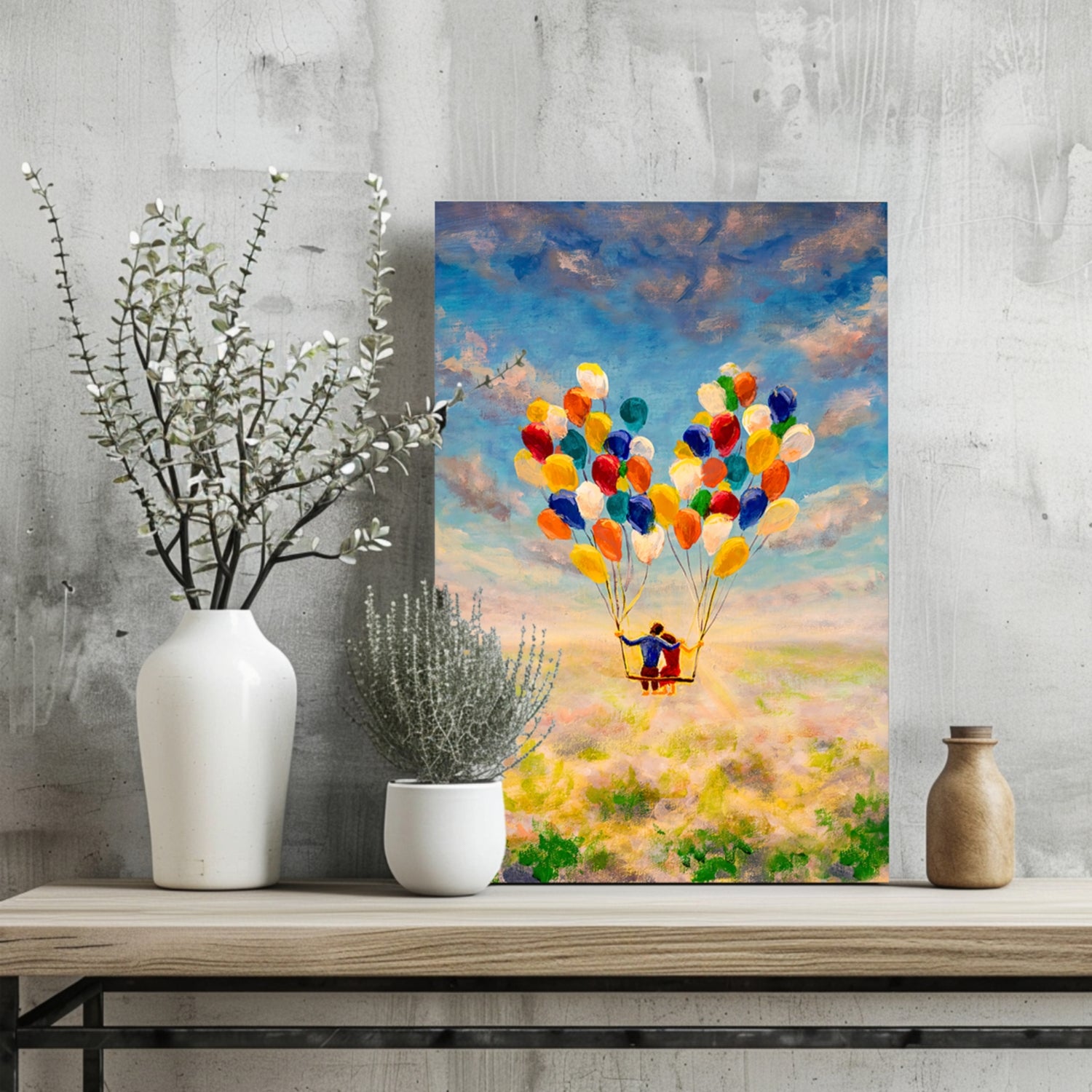Balloons Aluminum Print.