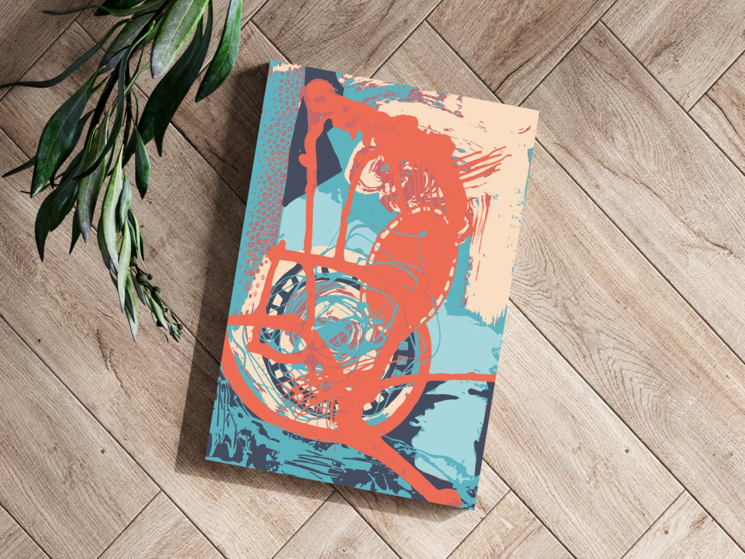 Modern Art Aluminum Print.