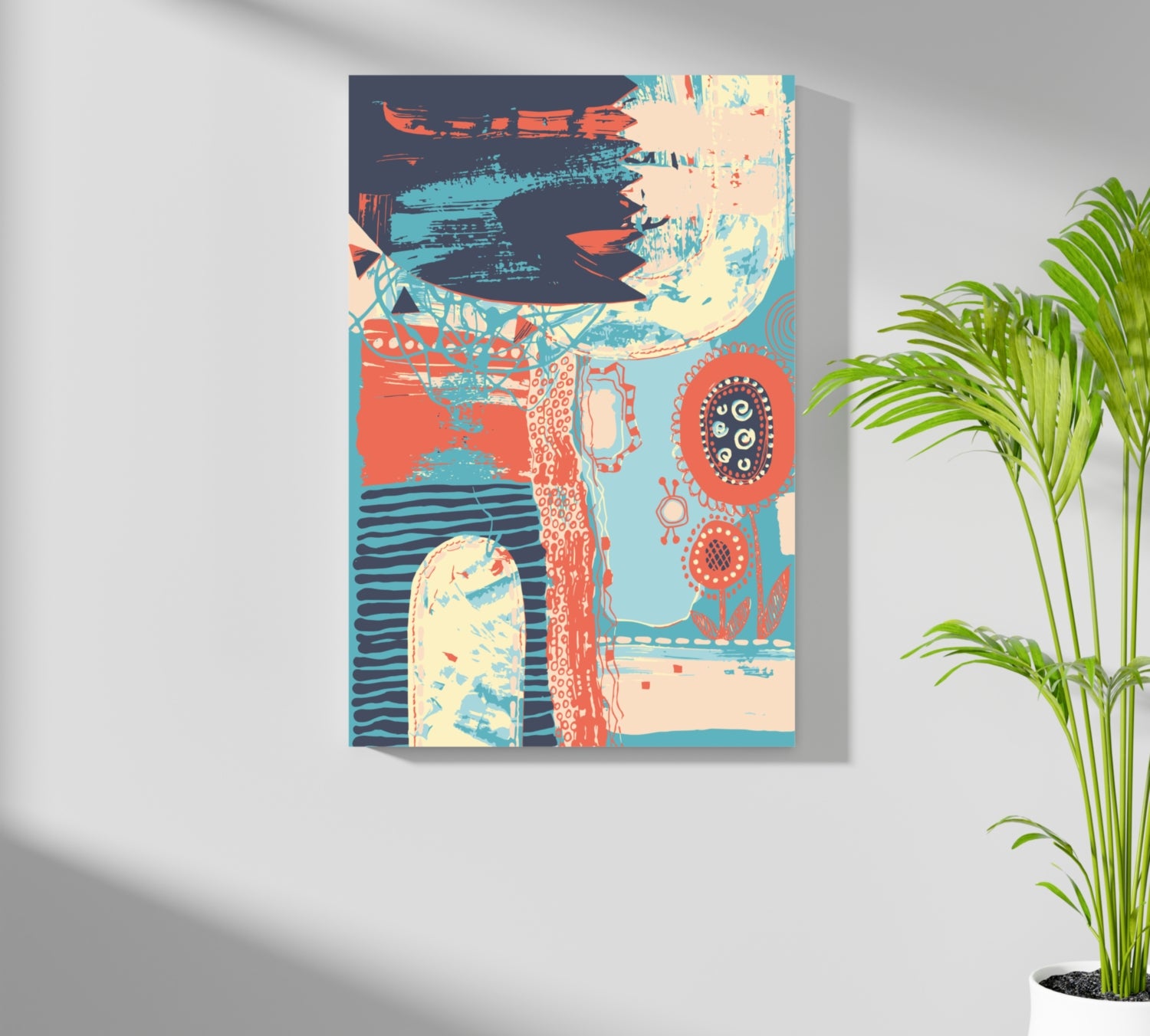 Modern Art Aluminum Print.