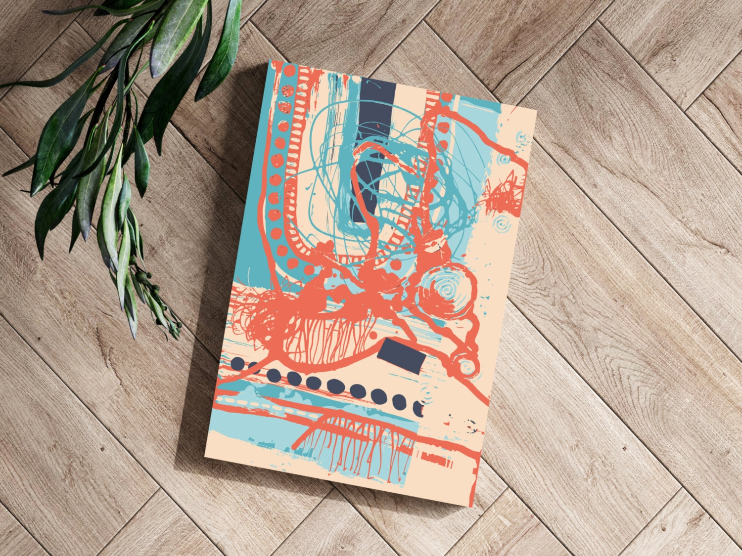 Modern Art Aluminum Print.