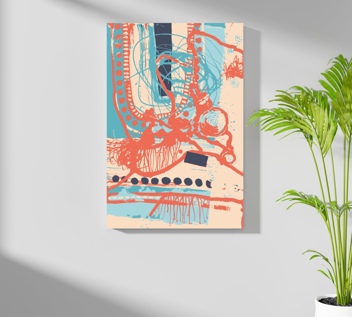 Modern Art Aluminum Print.