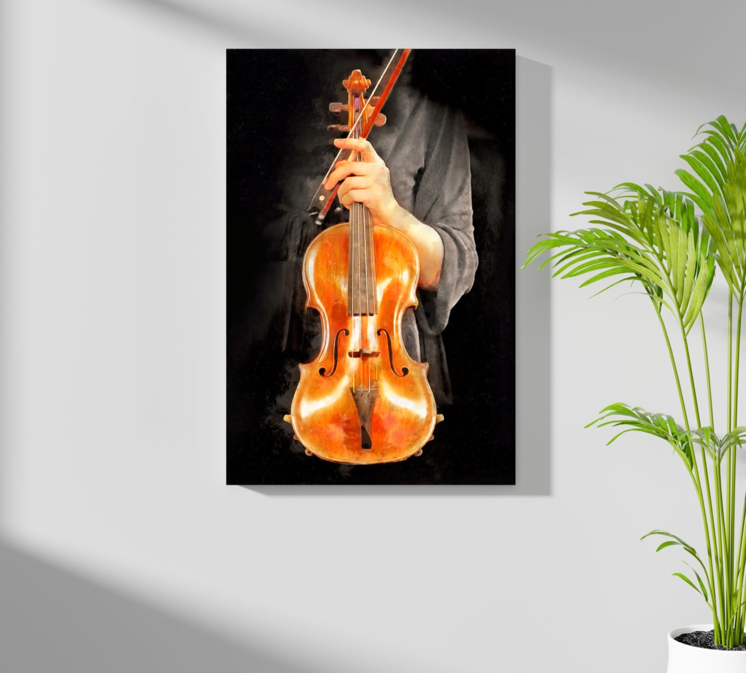 Violine Aluminum Print.