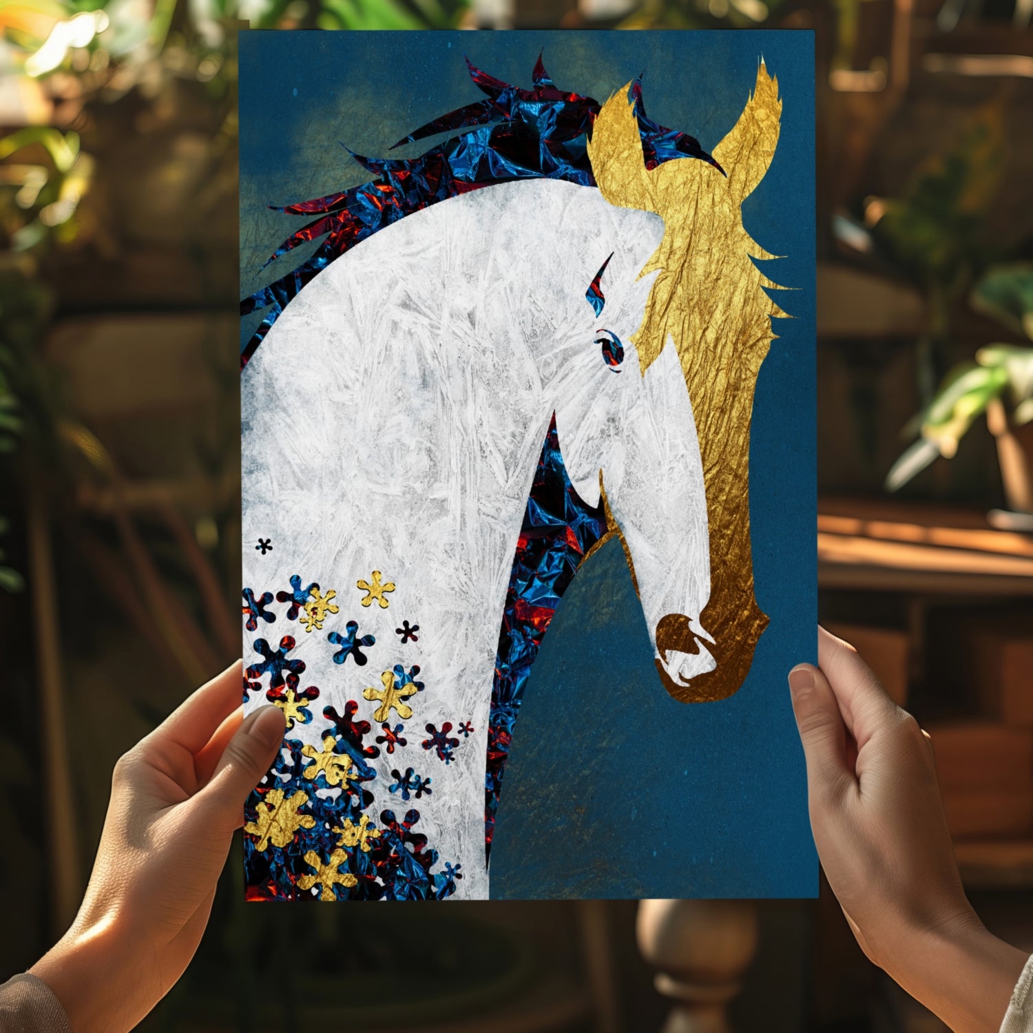Horse Aluminum Print.