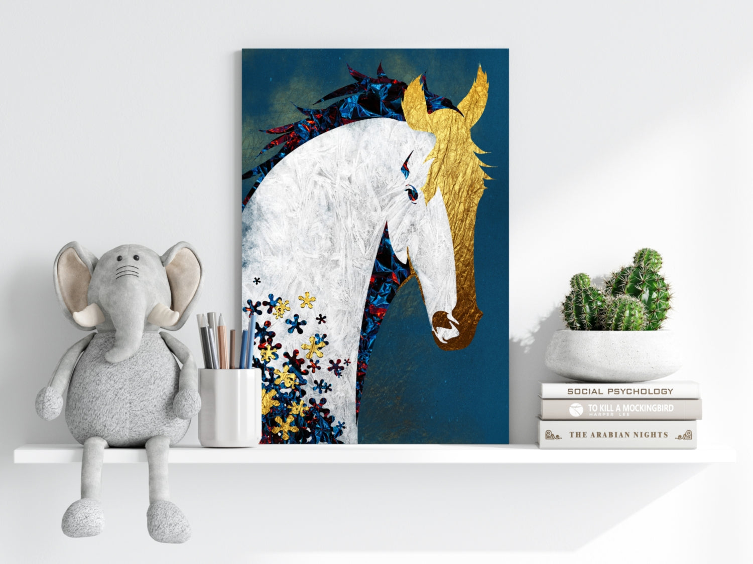 Horse Aluminum Print.