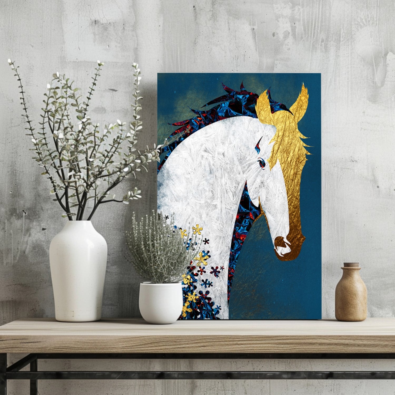 Horse Aluminum Print.