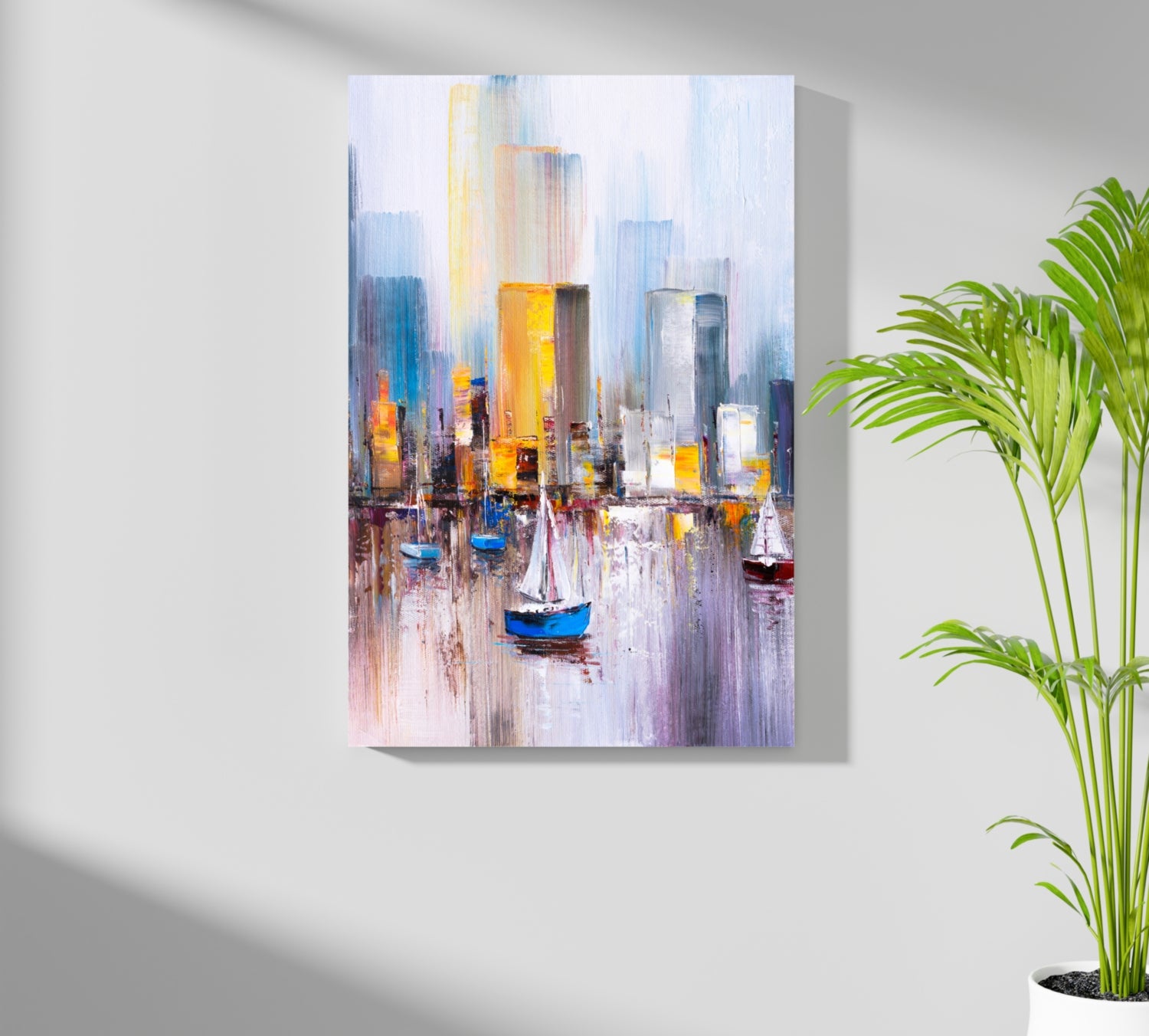 Abstract Lake Aluminum Print.