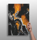 Abstract Marble Pattern V1 Aluminum Print
