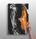 Abstract Marble Pattern V3 Aluminum Print.