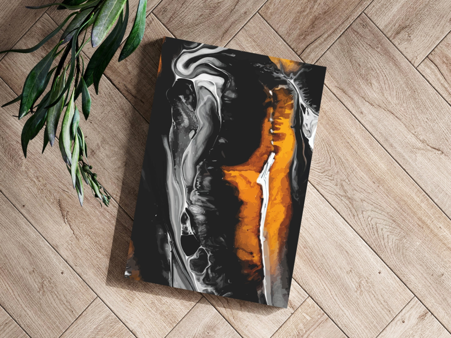 Abstract Marble Pattern V3 Aluminum Print.