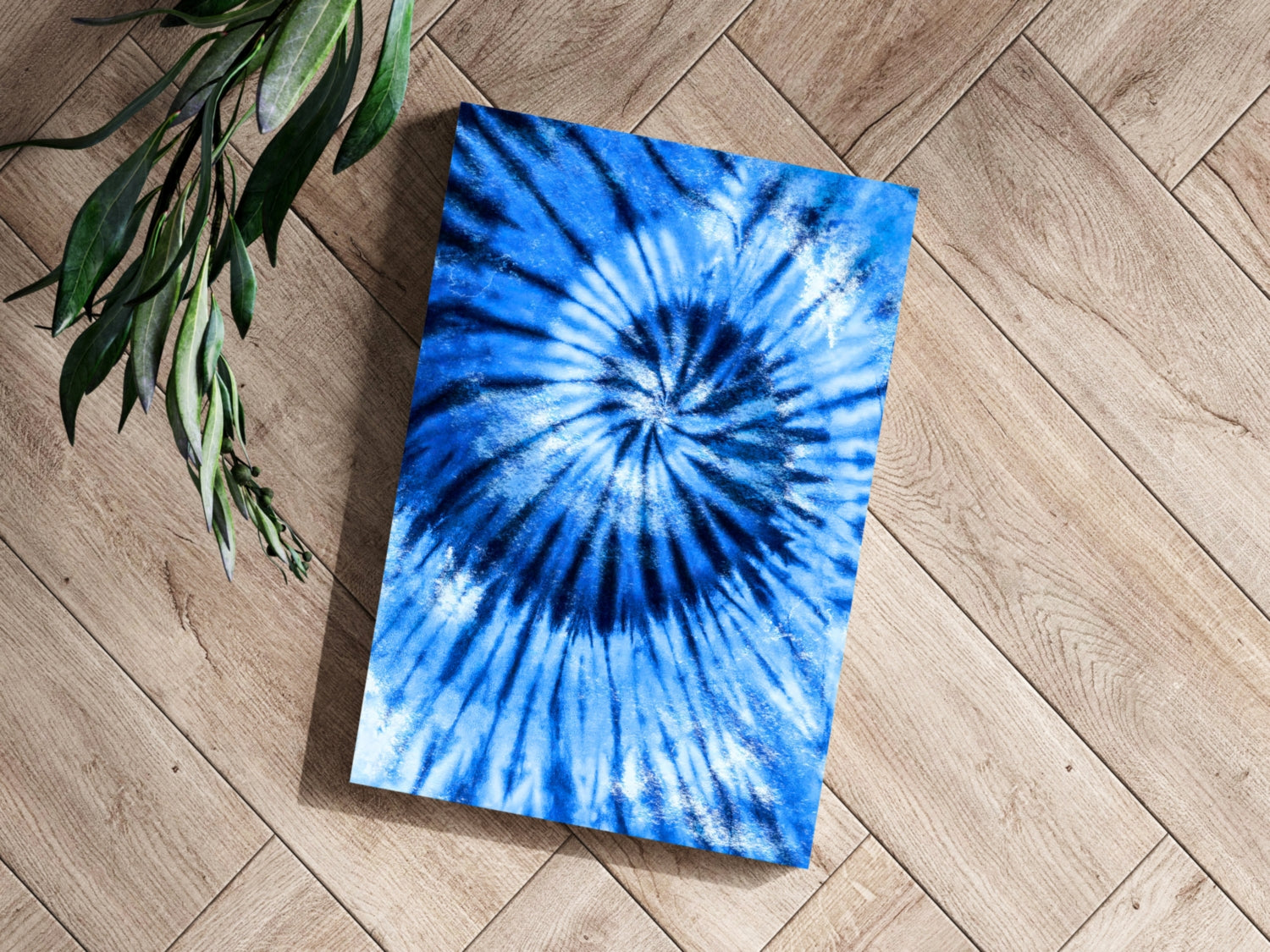 Abstract Blue Aluminum Print.