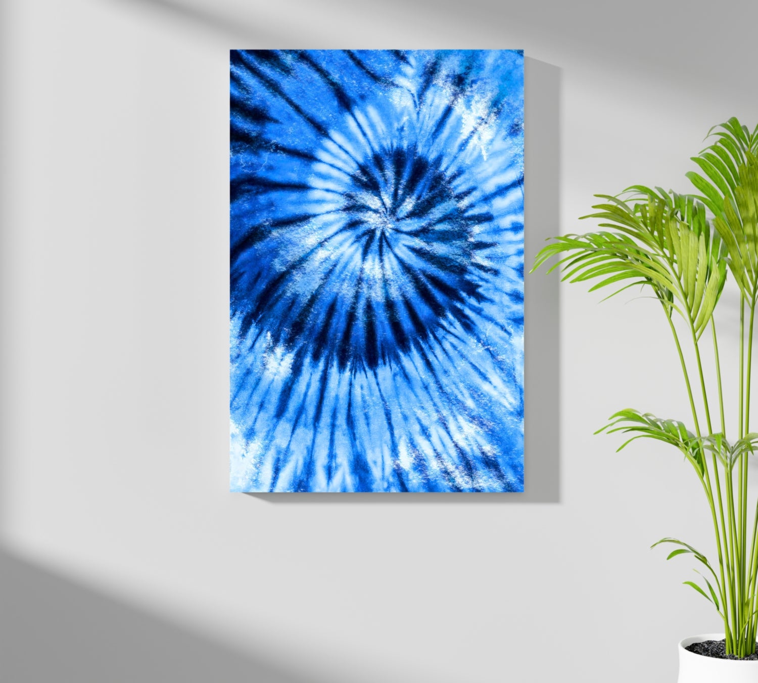 Abstract Blue Aluminum Print.