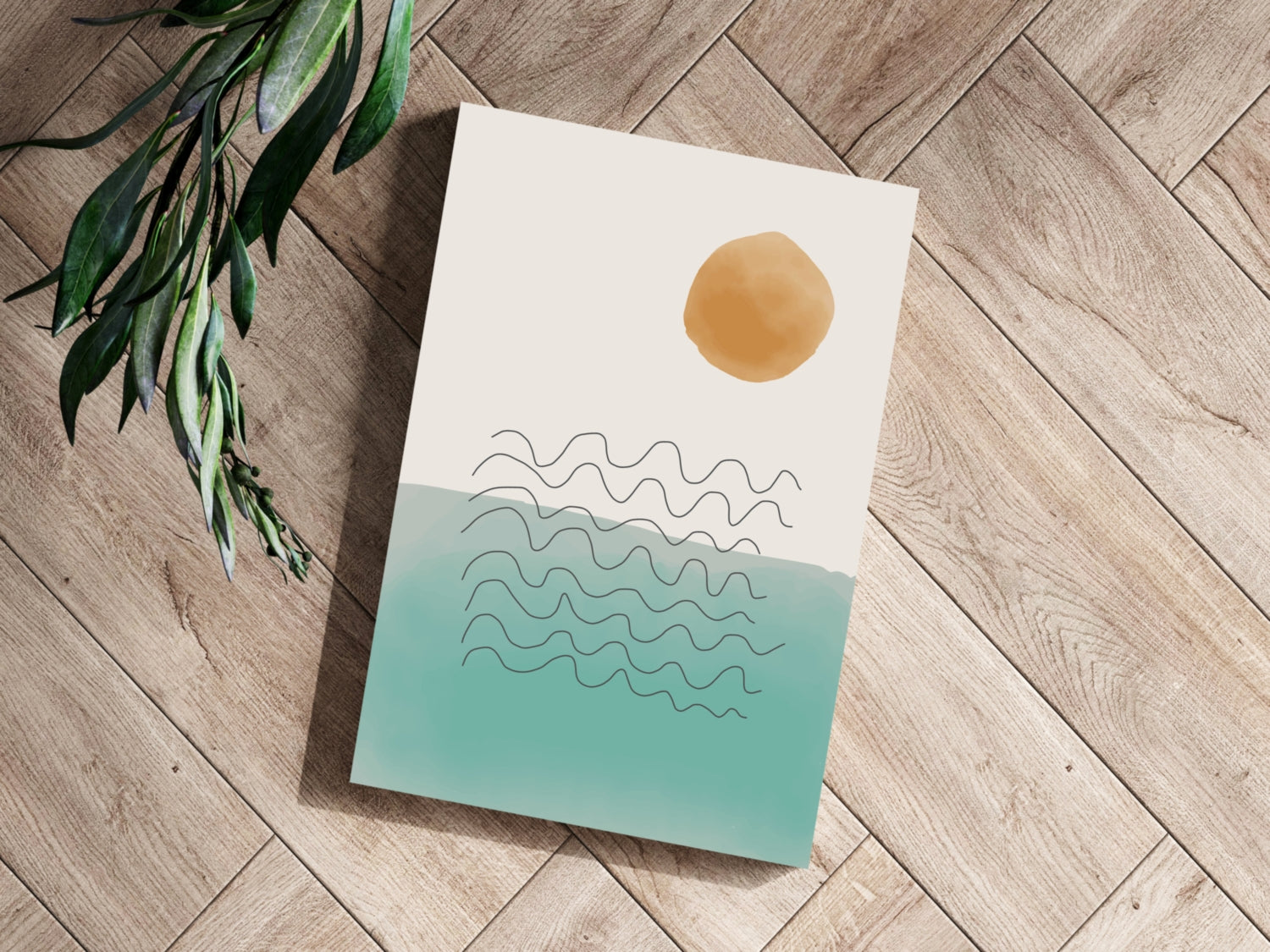 Line Art Modern Shape V7 Aluminum Print.