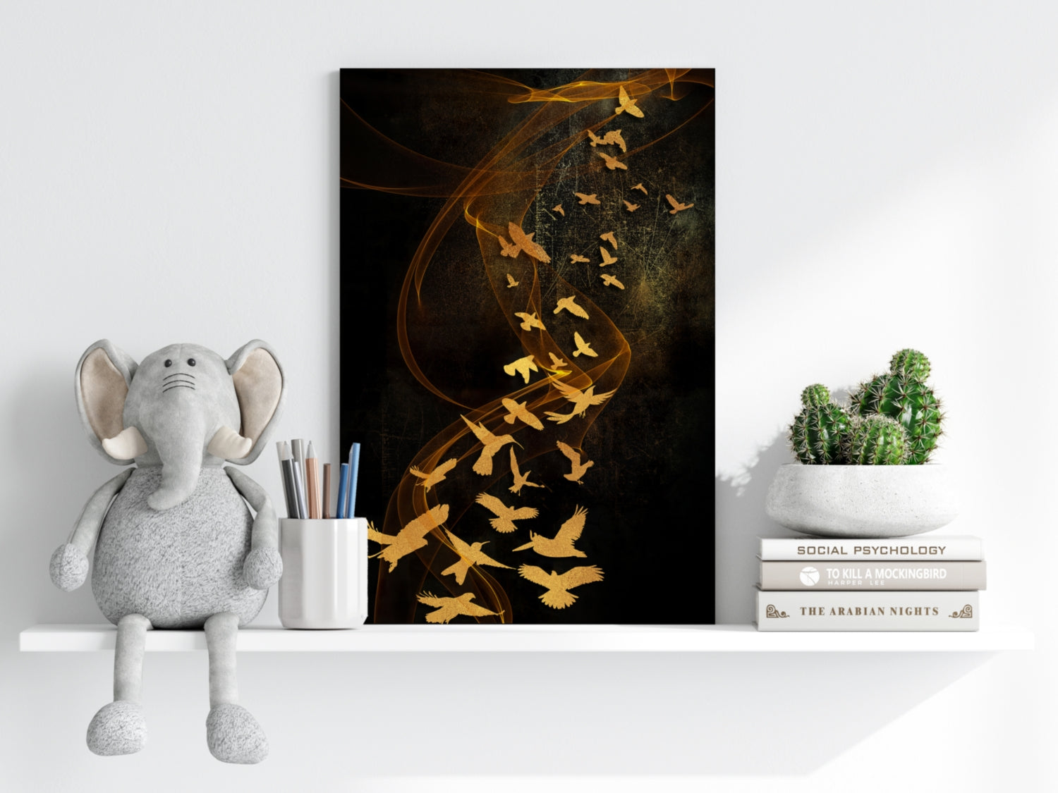 Birds Aluminum Print.