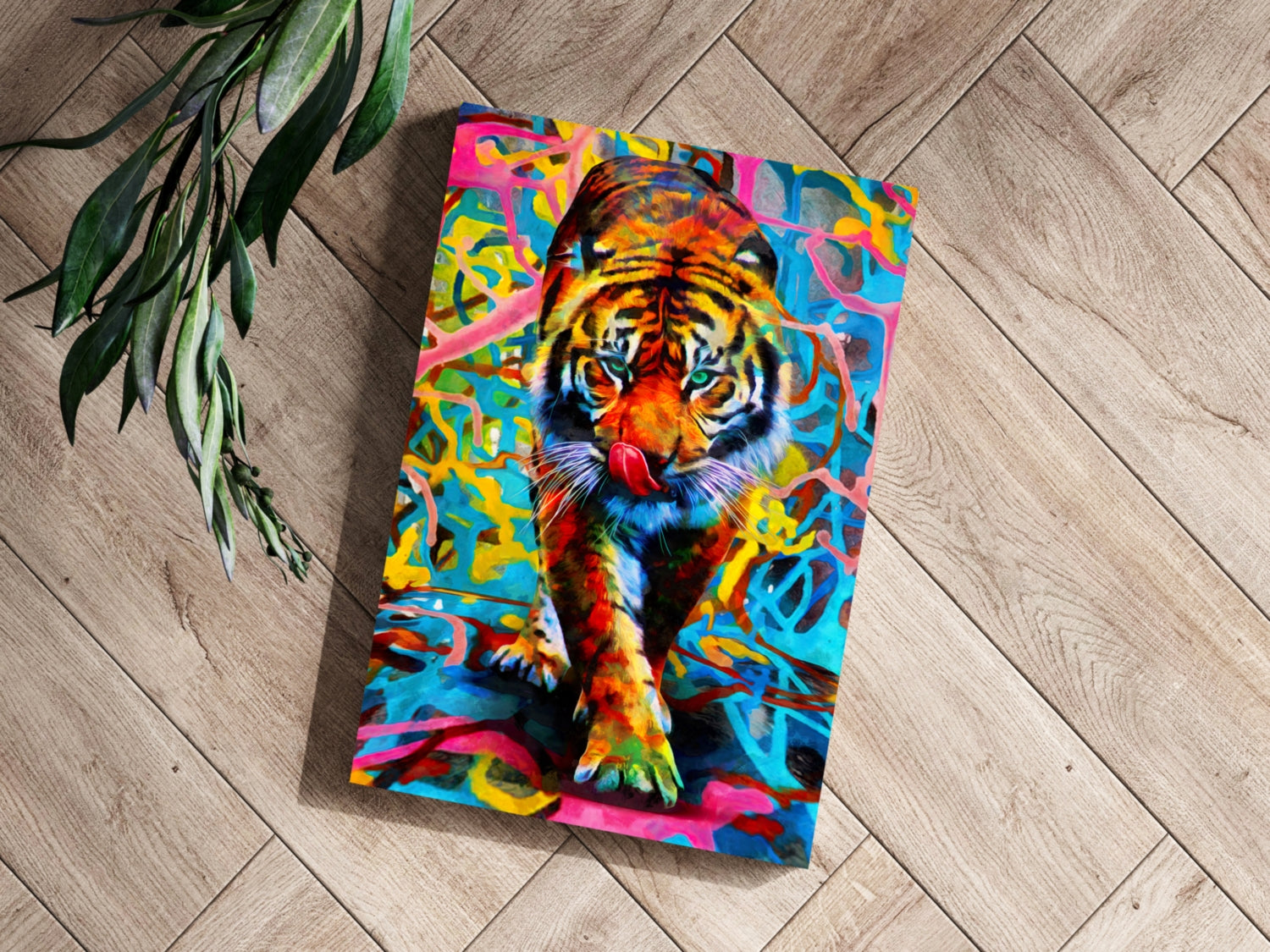 Tiger Aluminum Print.