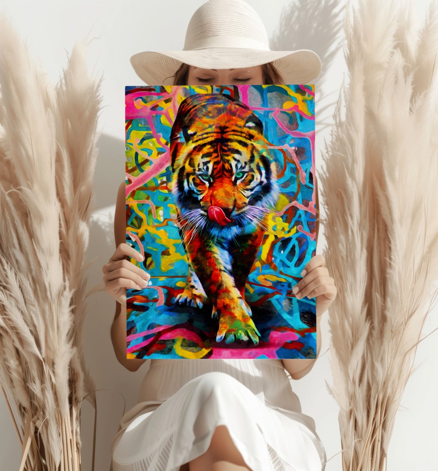 Tiger Aluminum Print.