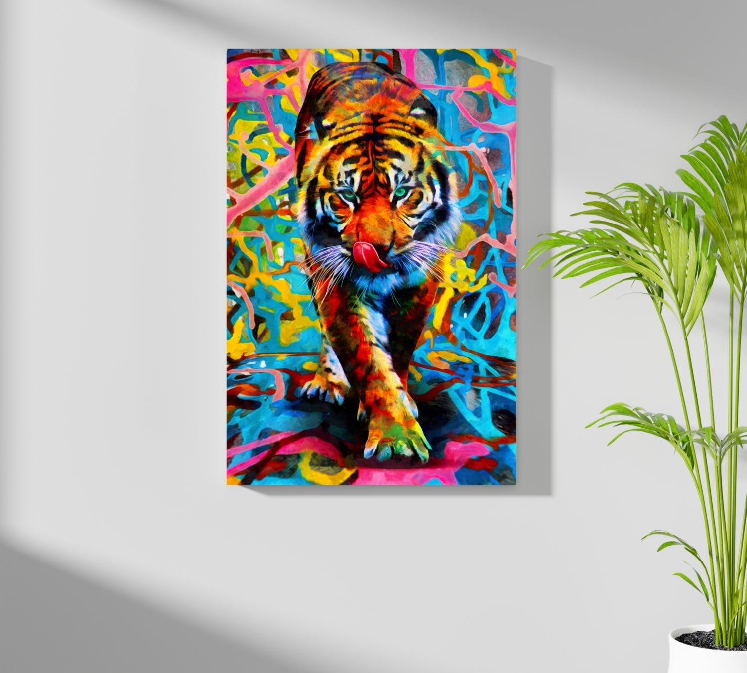 Tiger Aluminum Print.