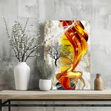 Abstract Deer Aluminum Print