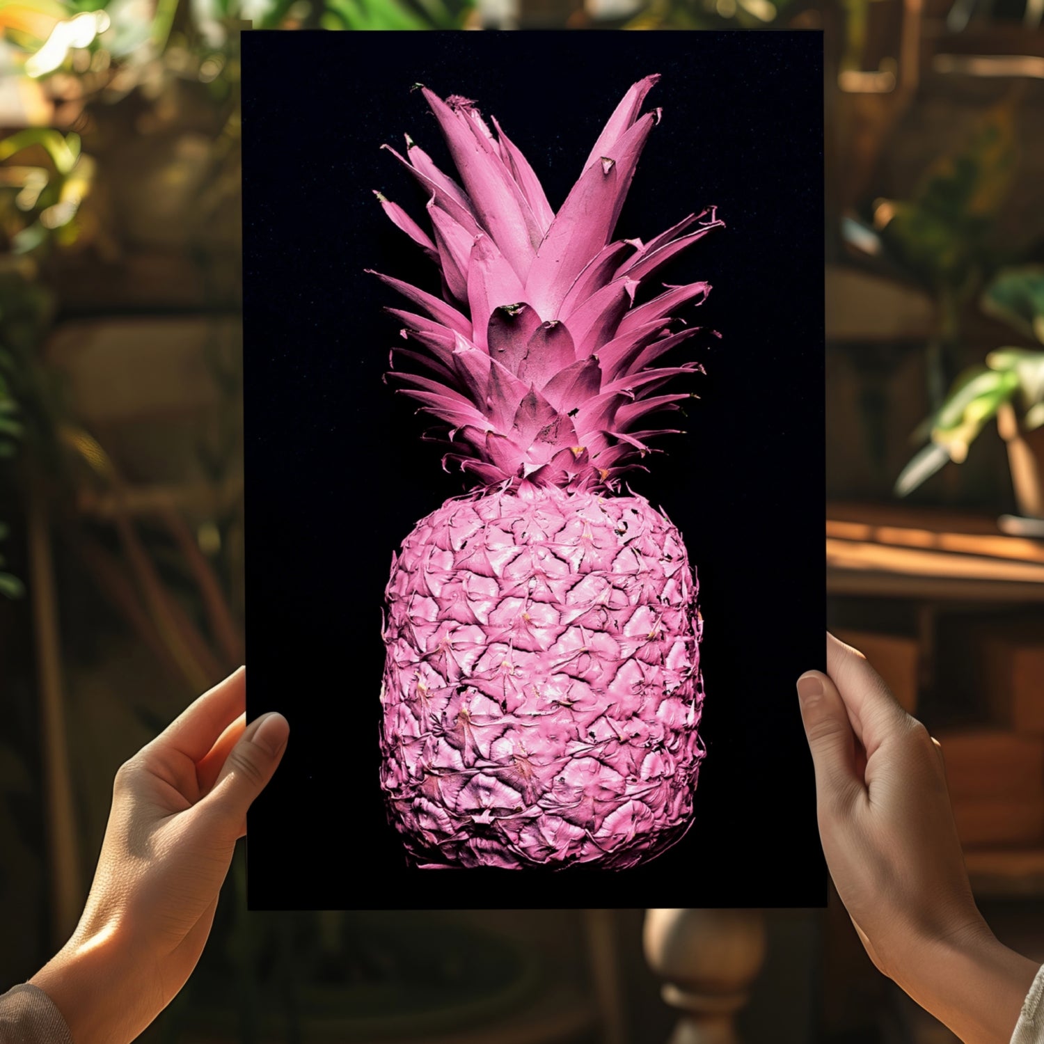 Pineapple Aluminum Print.