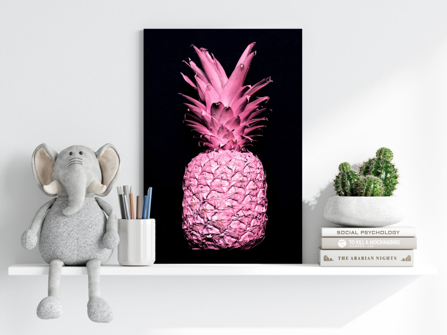 Pineapple Aluminum Print.