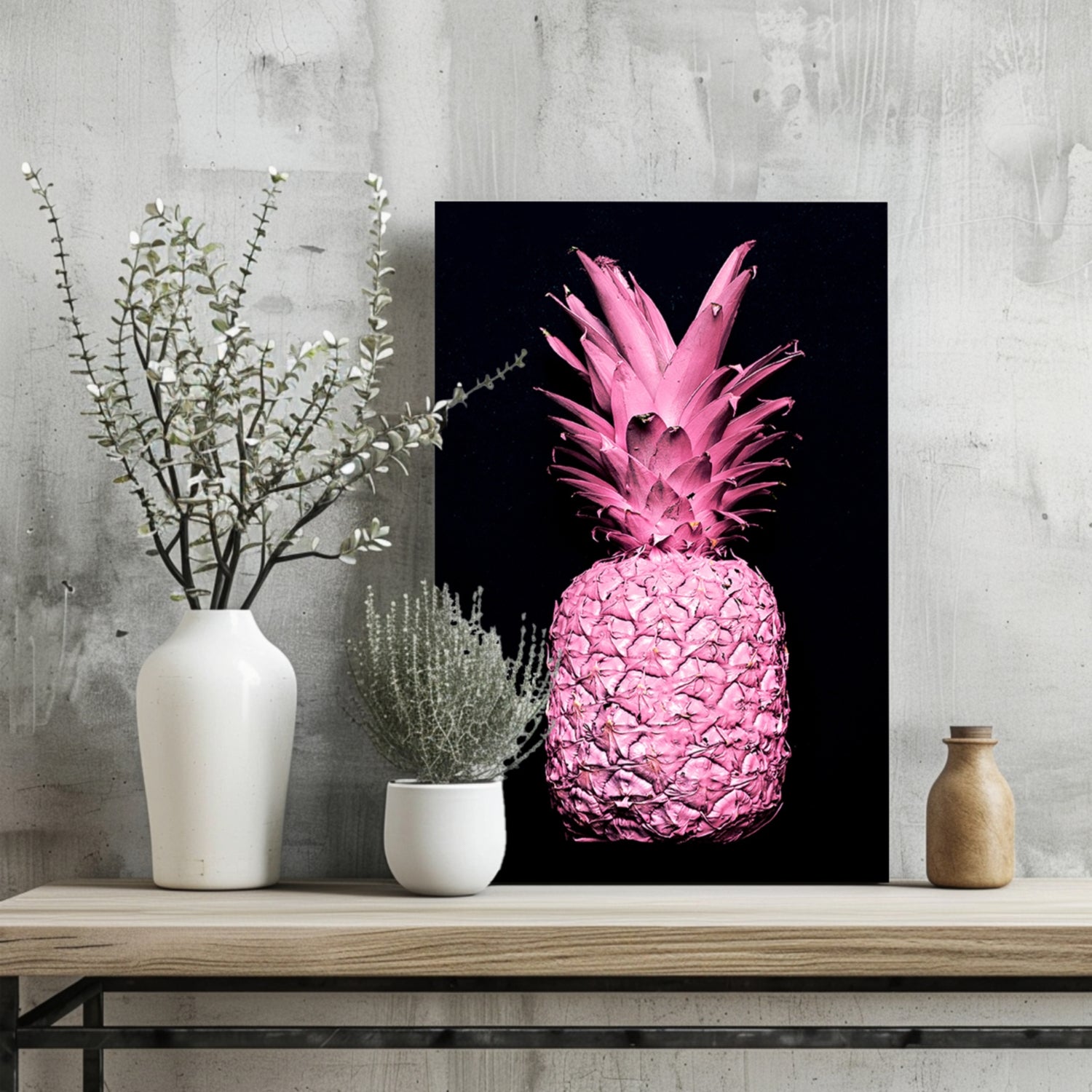 Pineapple Aluminum Print.