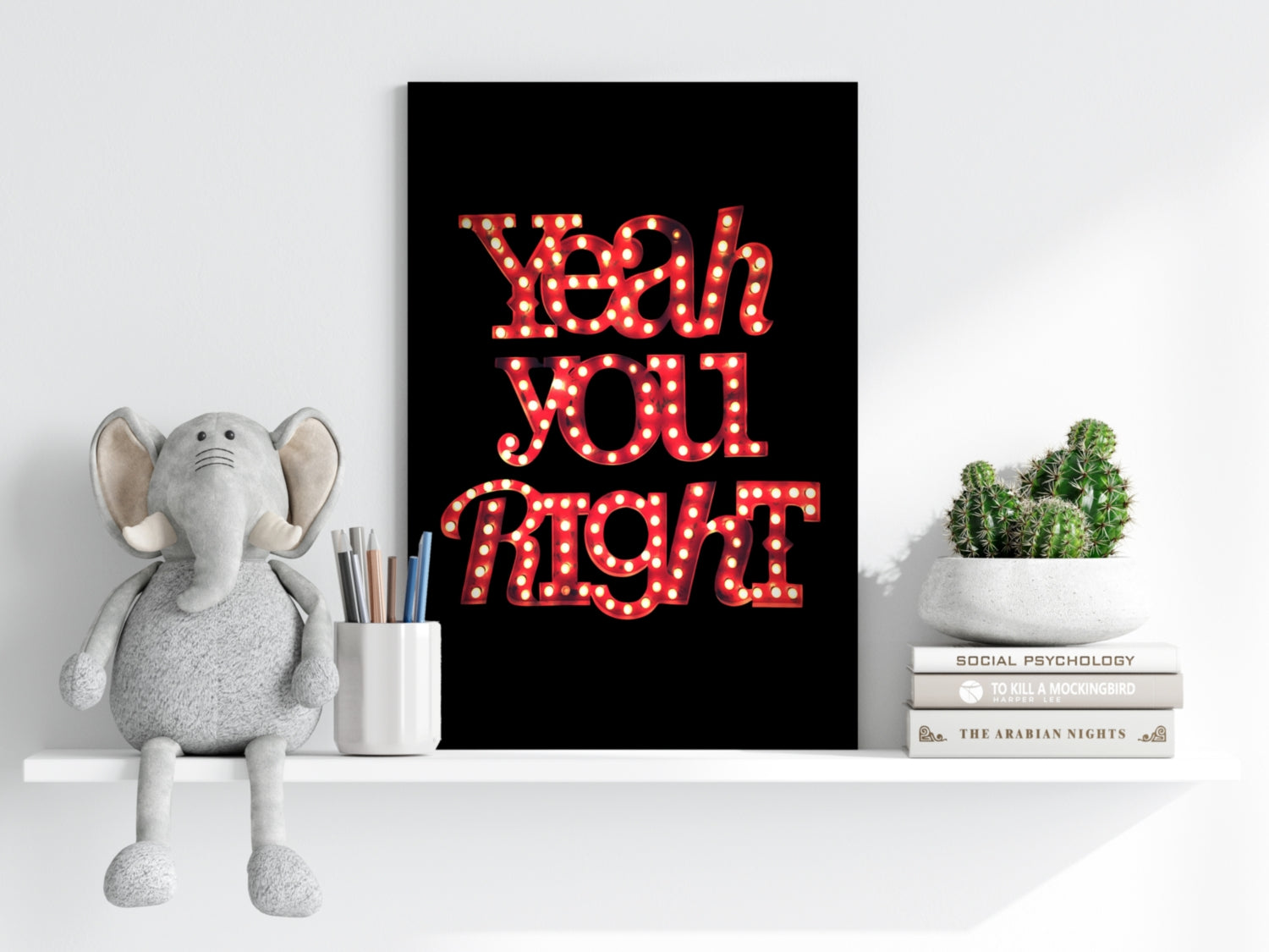 You Are Right Aluminum Print.